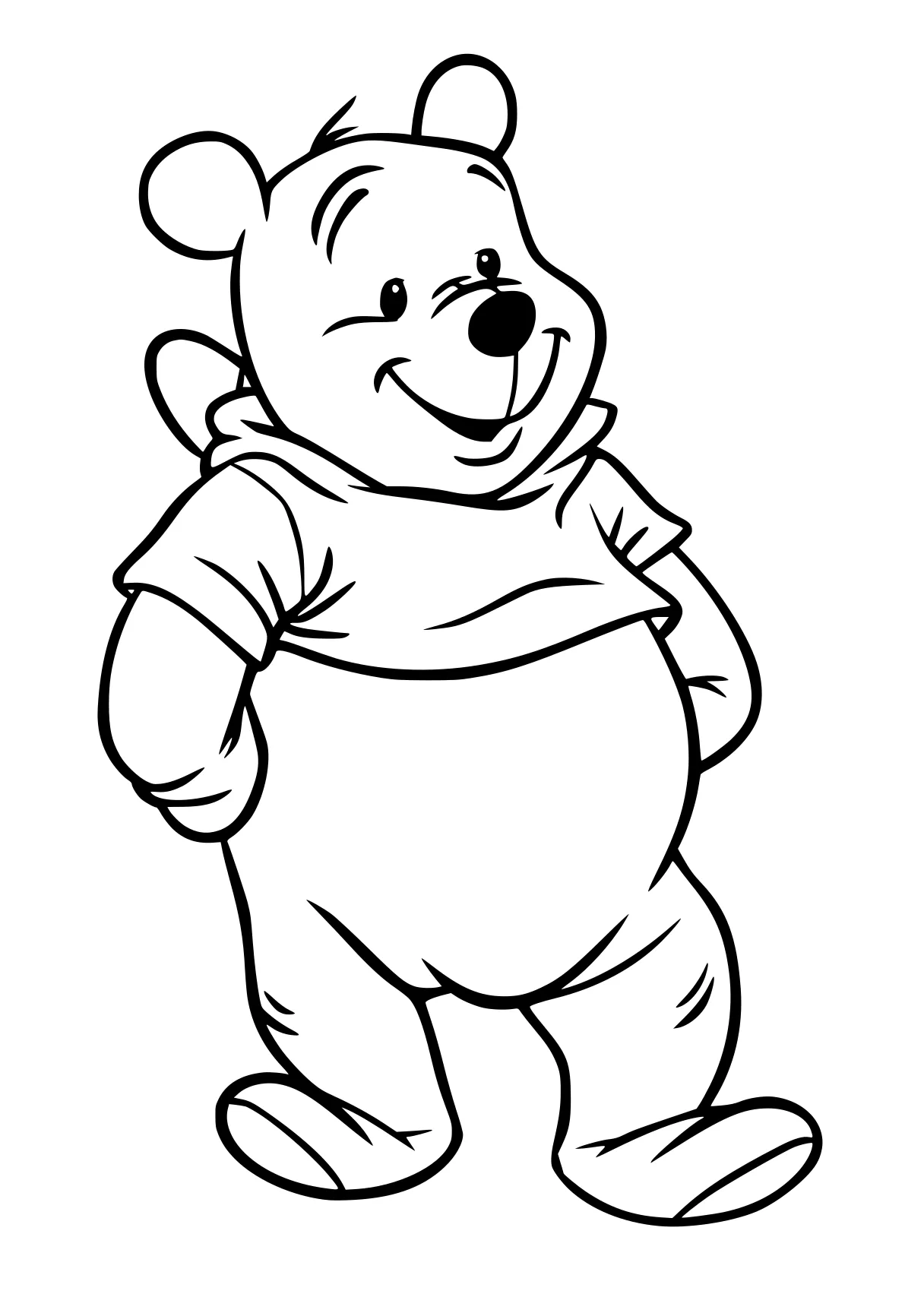 pooh coloring pages pooh, winnie, bear, fazbear, piglet, free page downloads