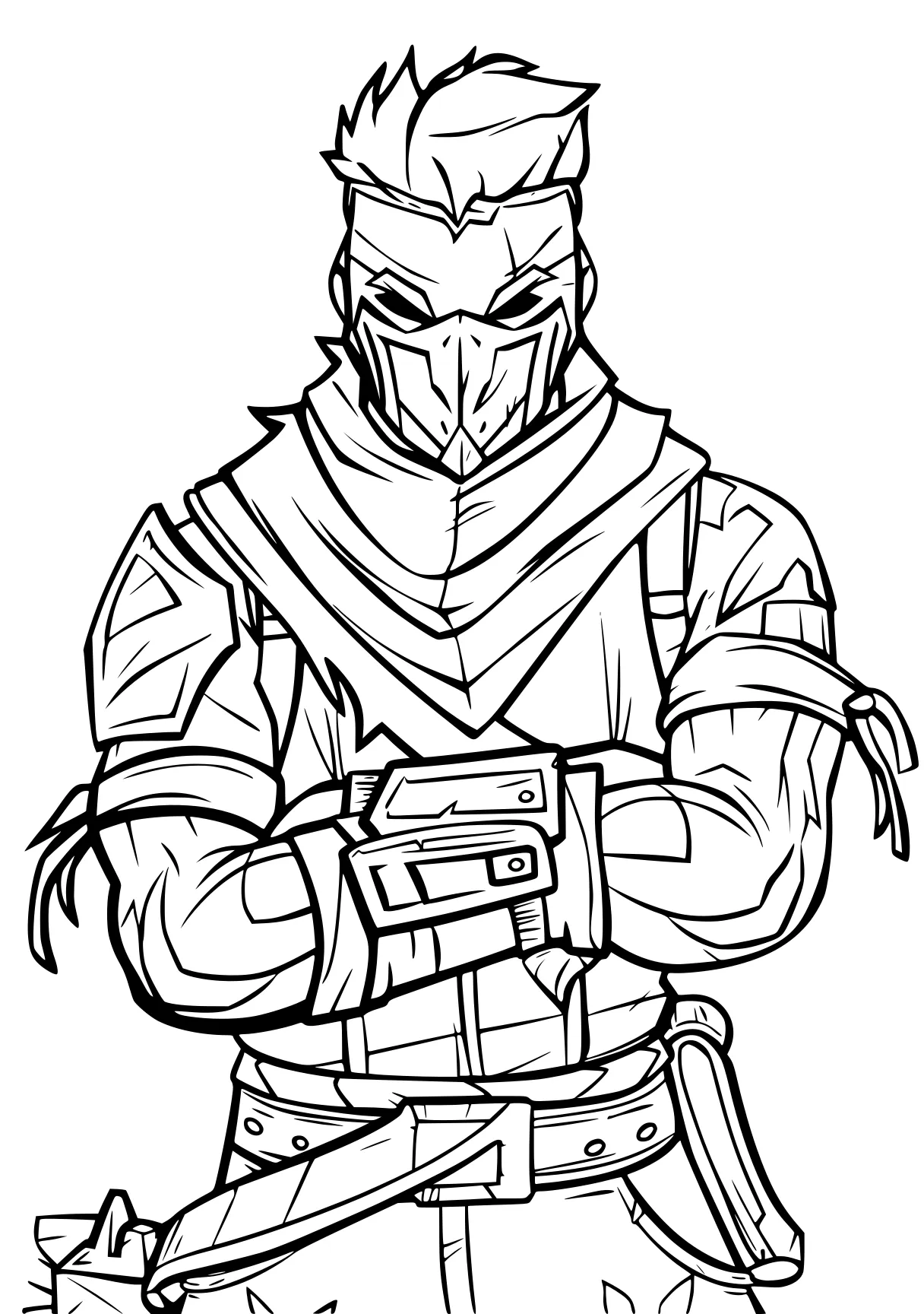 fortnite coloring page soldier, guard, doc, coloring, scorpion, free downloads