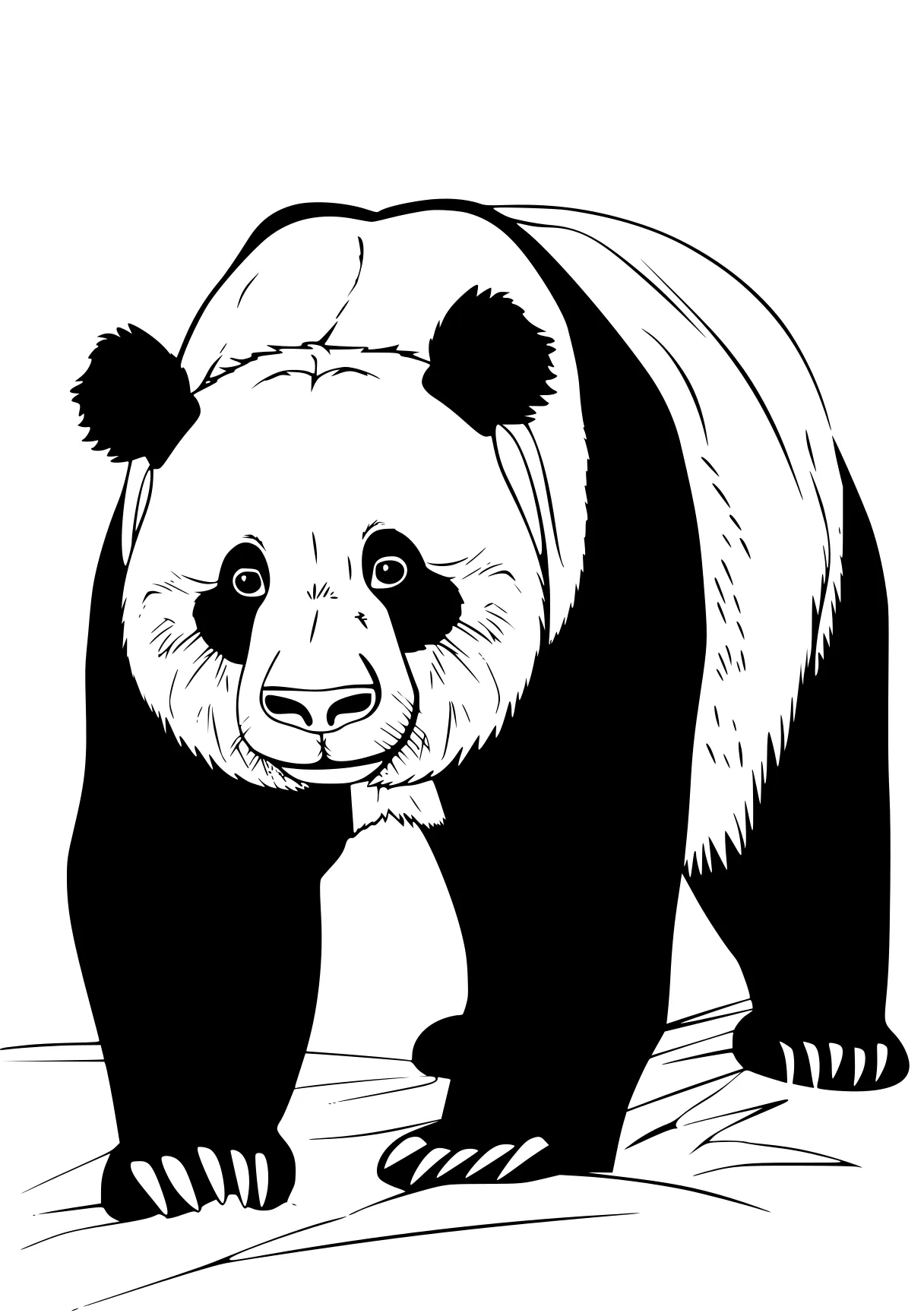 panda bear coloring pages panda, bear, kung, wan, banban, free page downloads