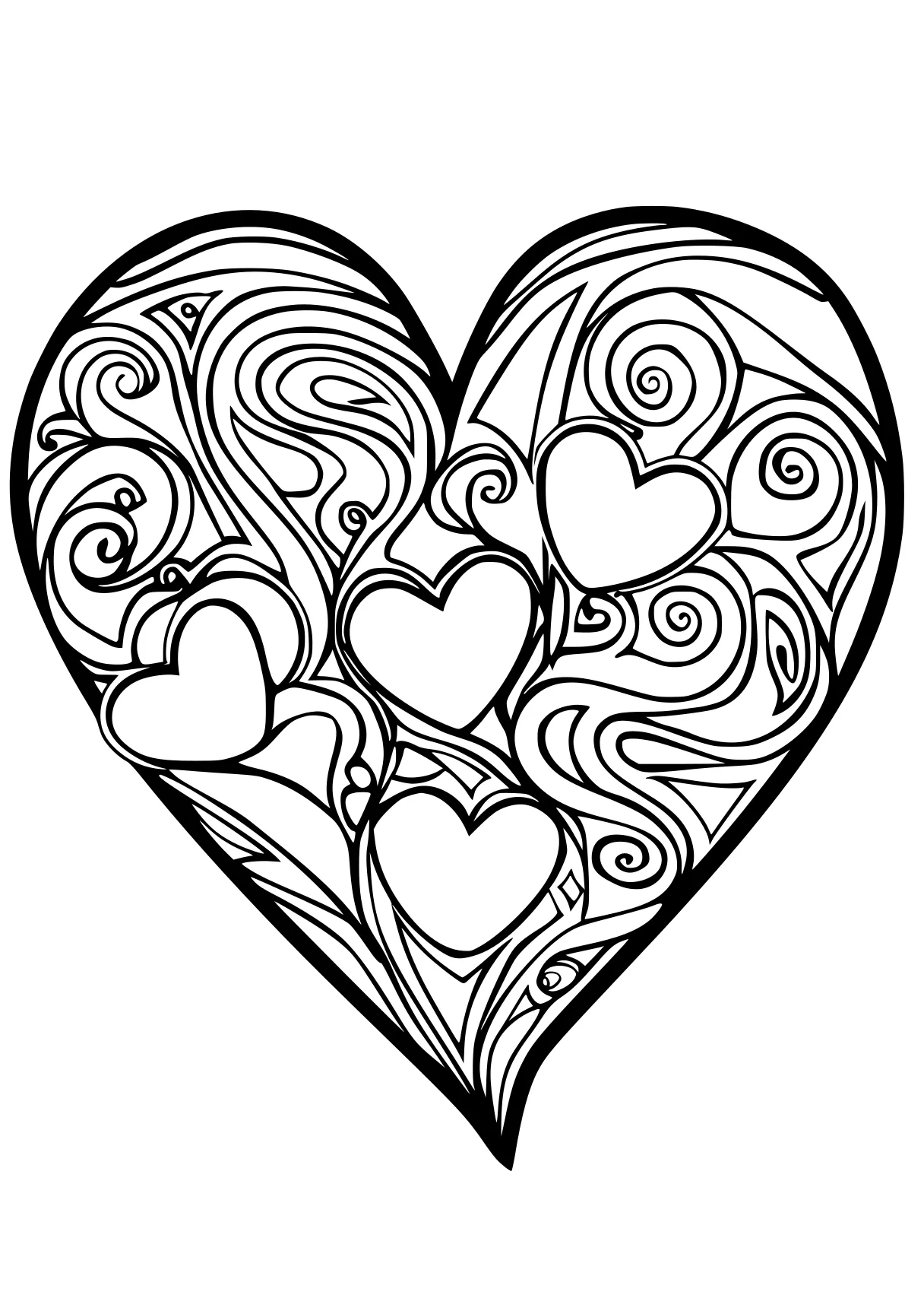 valentines coloring pages heart, iheartcraftythings, love, free page downloads