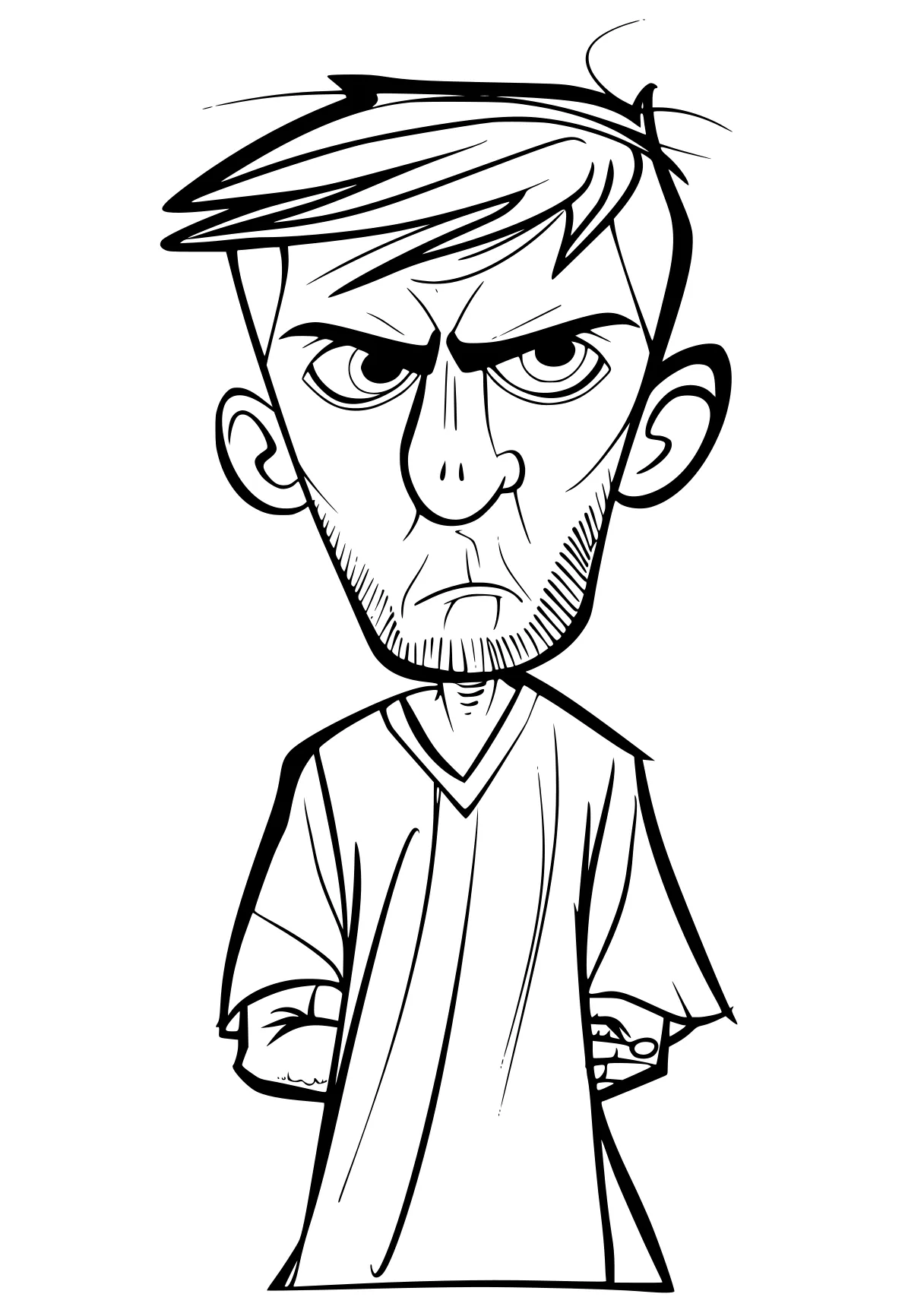 messi coloring page angry, morty, rick, doctor, ferb, free downloads