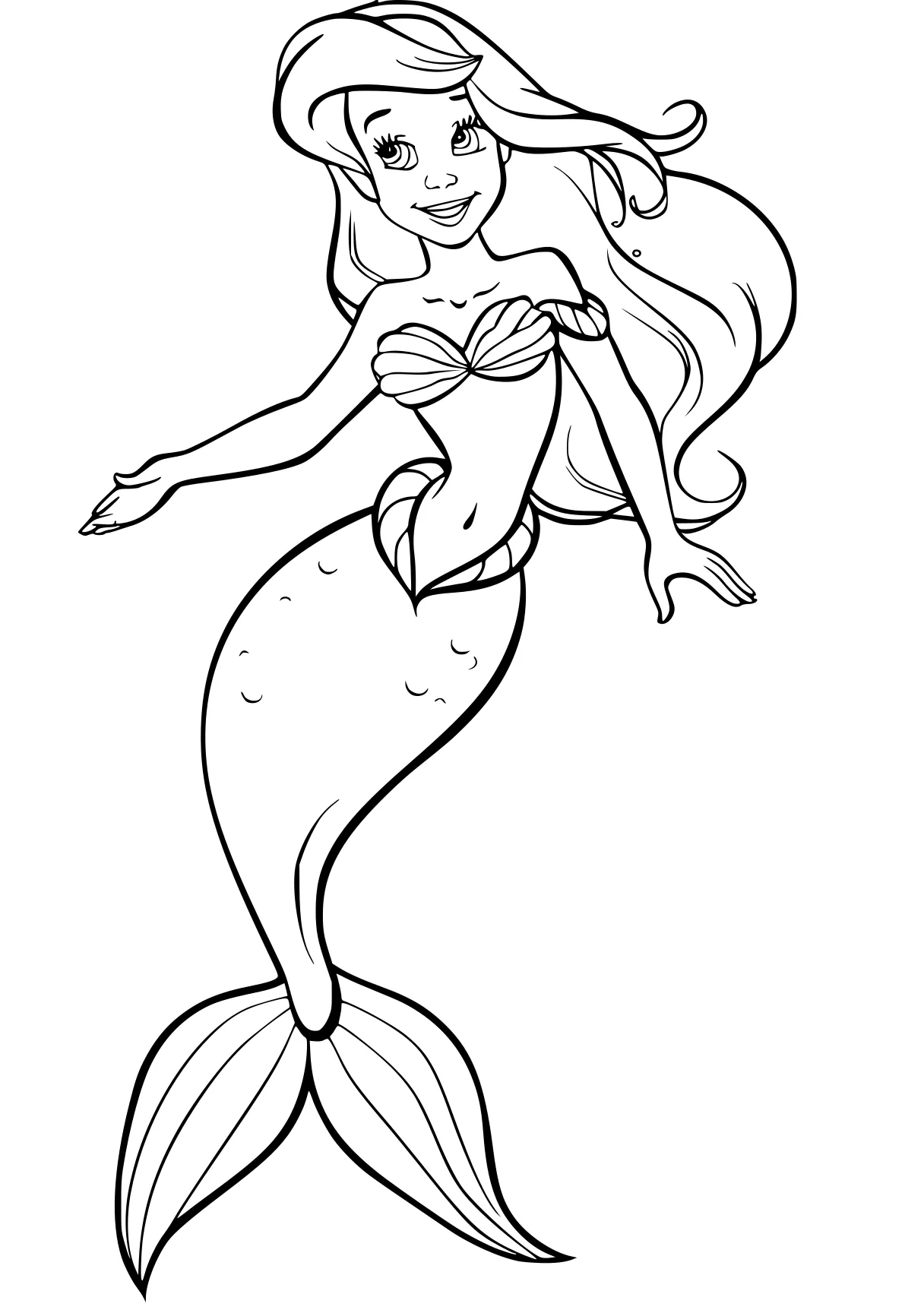 little mermaid coloring pages mermaid, ariel, siren, fish, jasmine, free page downloads