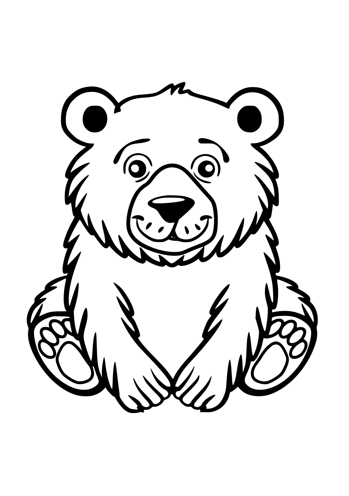 free printable pictures bear, bears, fazbear, illustrator, koala, coloring page downloads