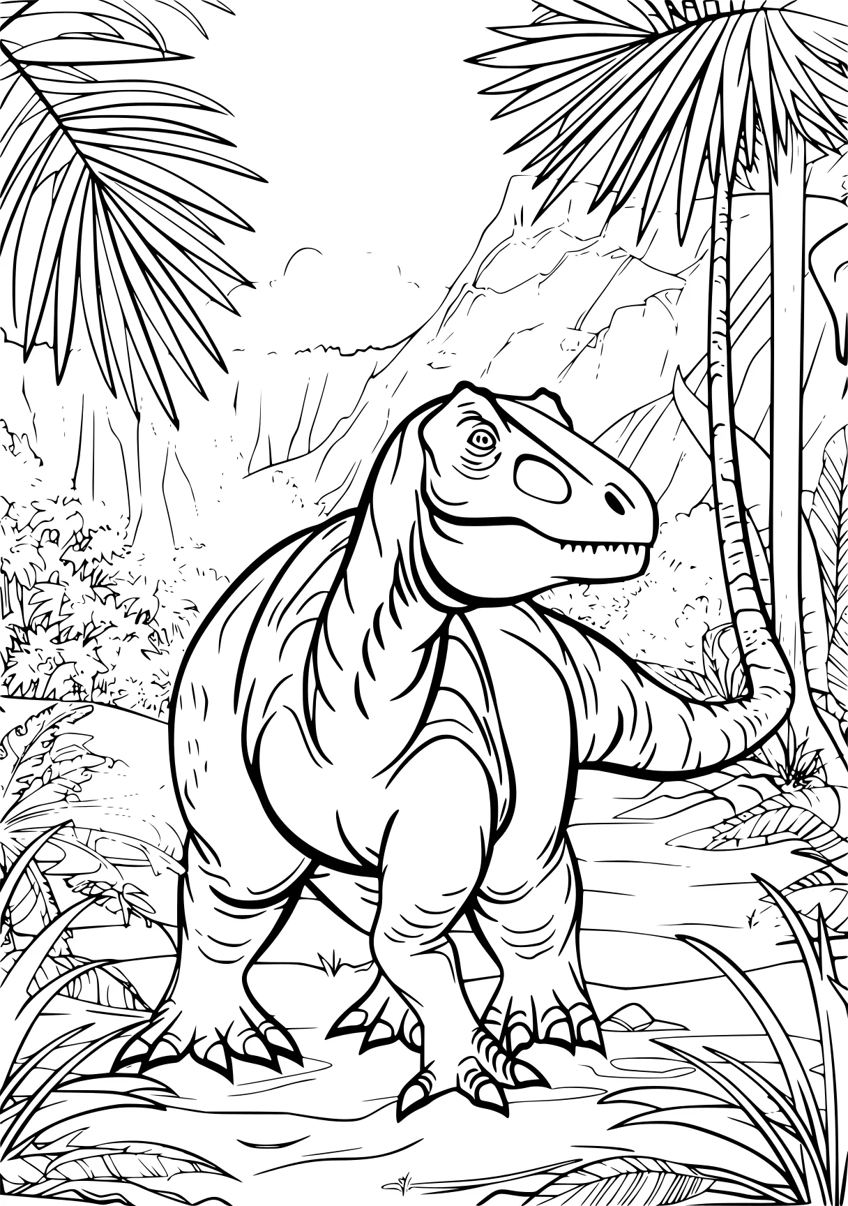 dinosaur coloring pages jurassic, dino, indoraptor, trex, brachiosaurus, free page downloads