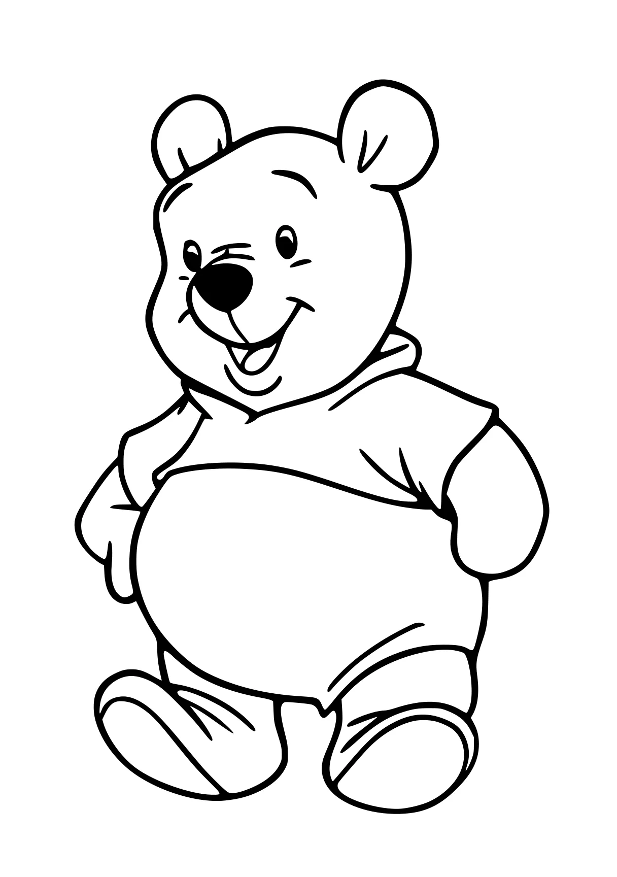 pooh coloring pages pooh, bear, winnie, fazbear, free page downloads