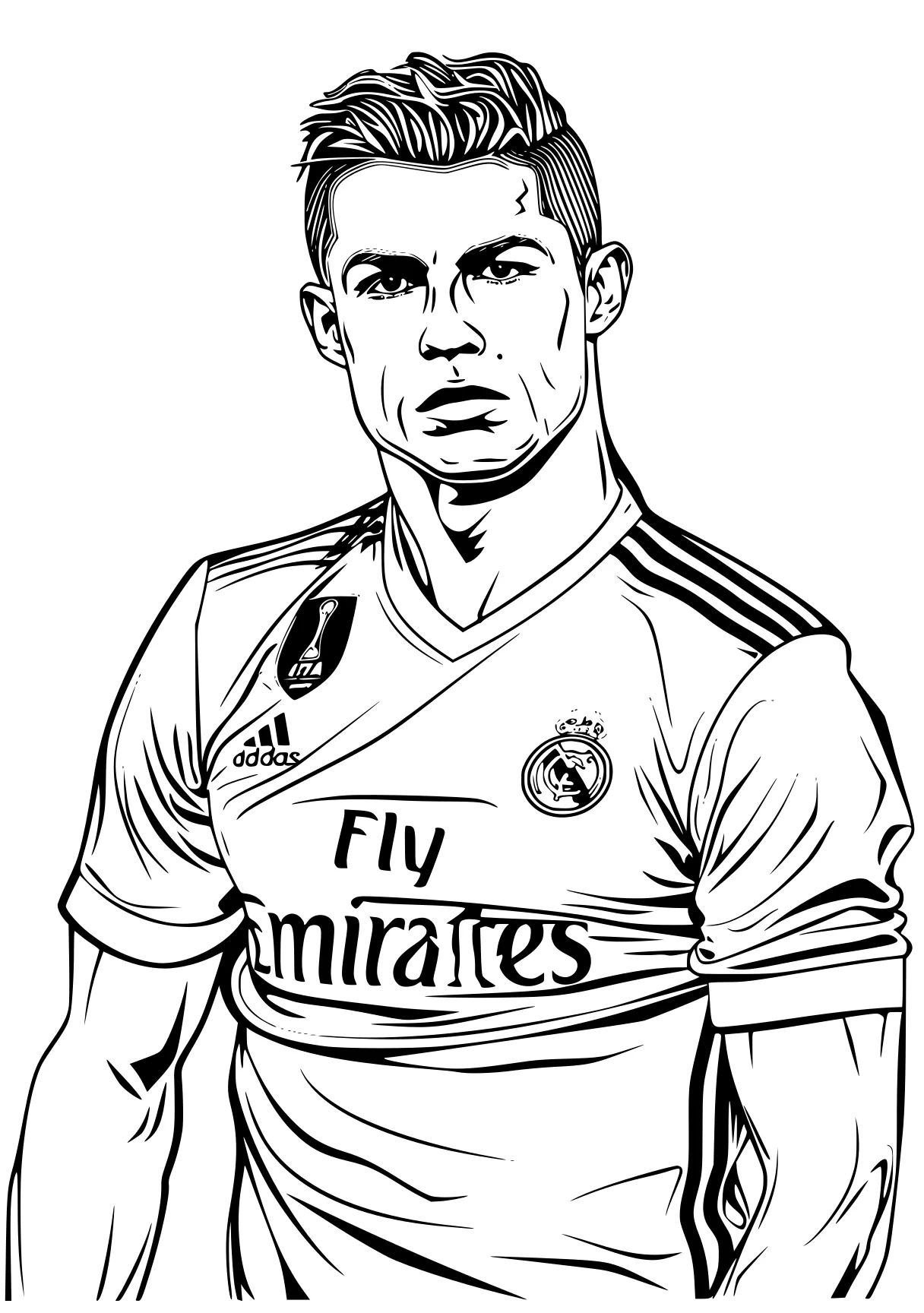 ronaldo coloring pages cristiano, ronaldo, captain, james, mbappe, free page downloads