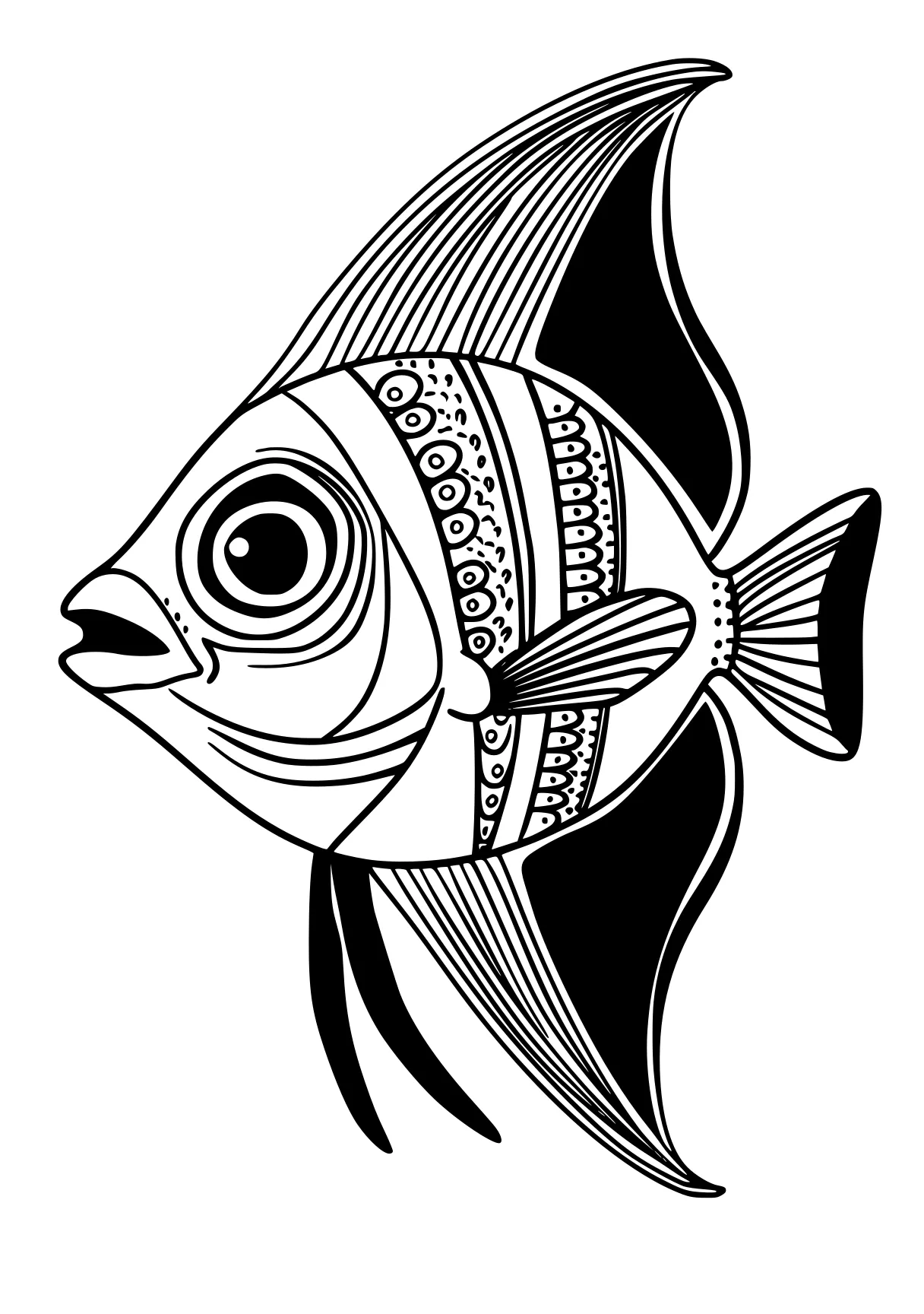 fish coloring pages fish, nemo, jonah, adult, tanjiro, free page downloads