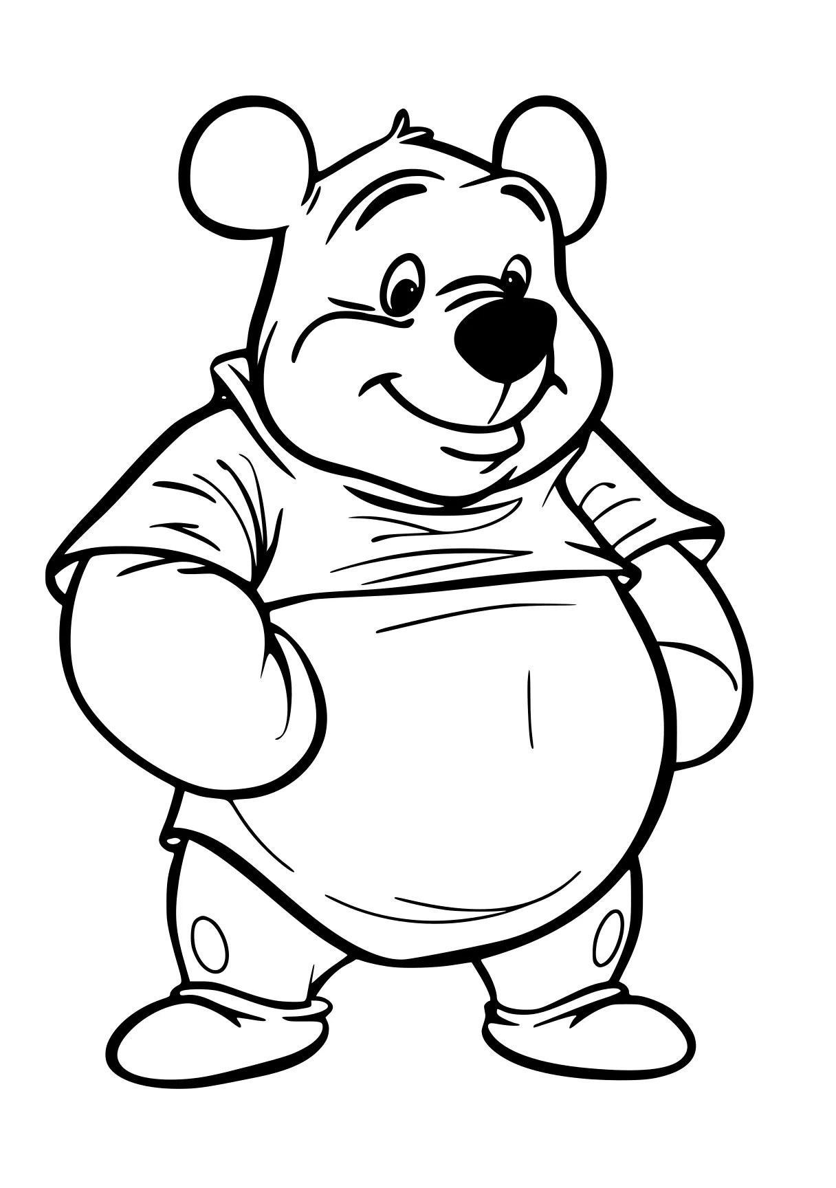 pooh coloring pages pooh, bear, fazbear, winnie, freddy, free page downloads