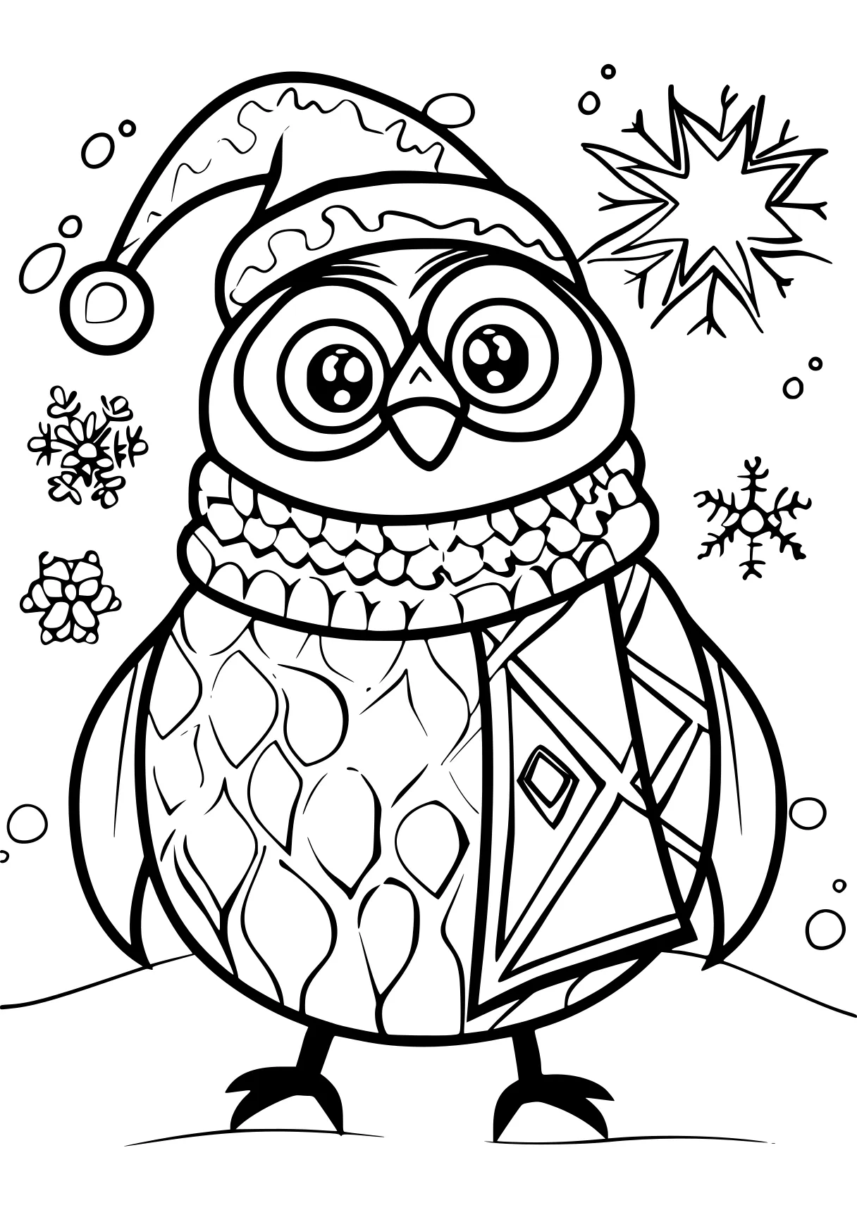 free christmas coloring sheets owl, ornament, zentangle, page downloads