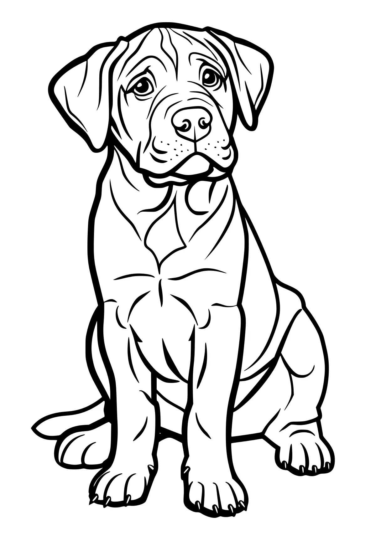 dog coloring retriever, bulldog, clifford, pitbull, illustrator, free page downloads