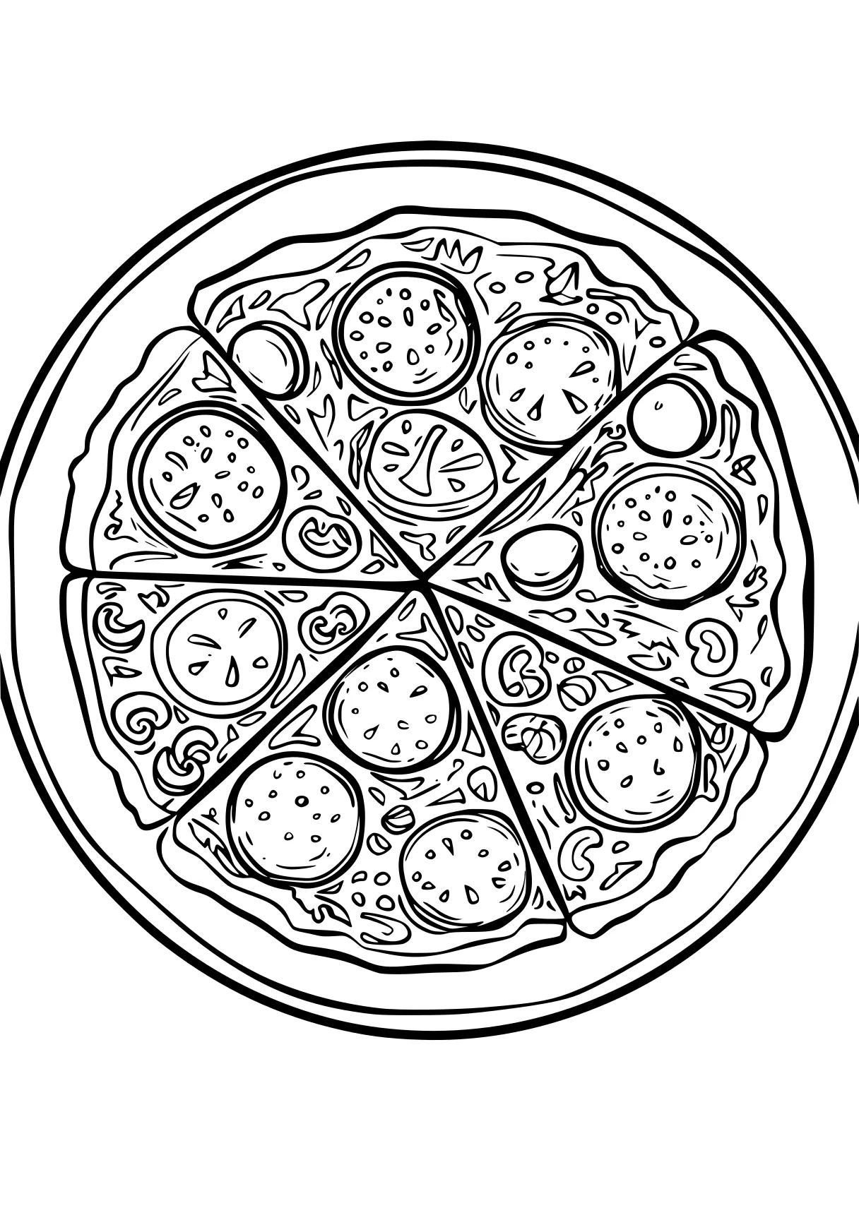 pizza coloring page mandalas, wheel, pizza, mandala, free downloads