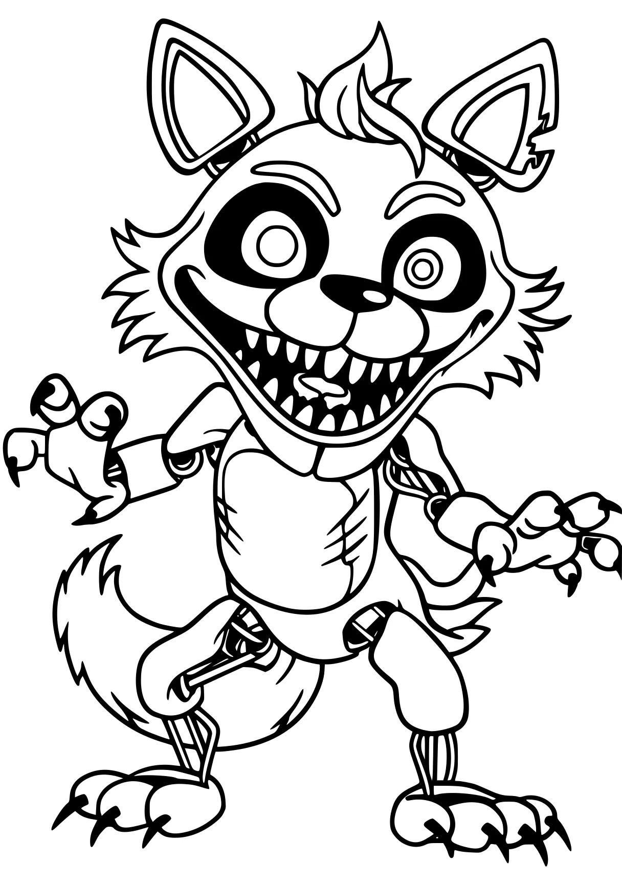 fnaf coloring pages raccoon, racoon, fazbear, zomboss, fnaf, free page downloads