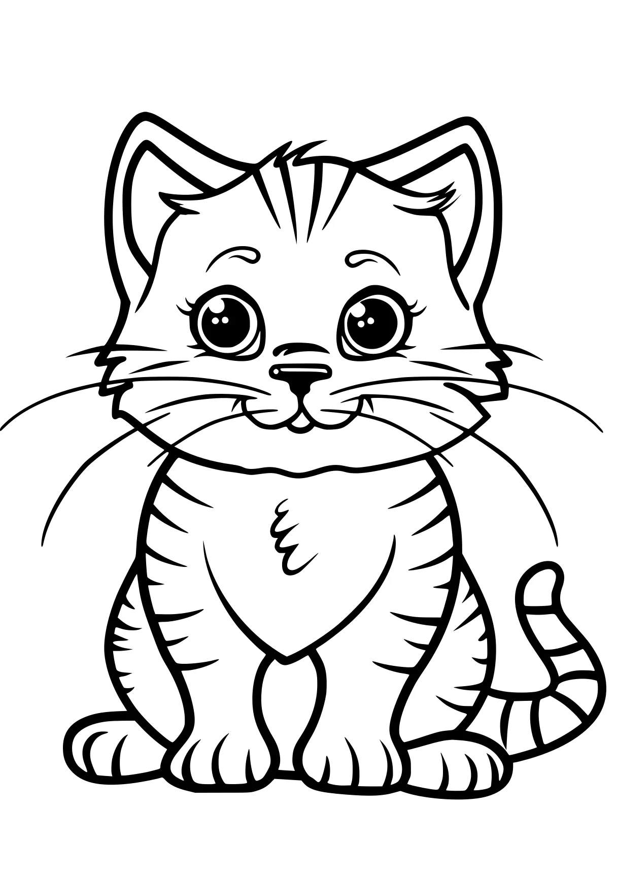 kitten coloring pages kitty, cat, scratch, free page downloads