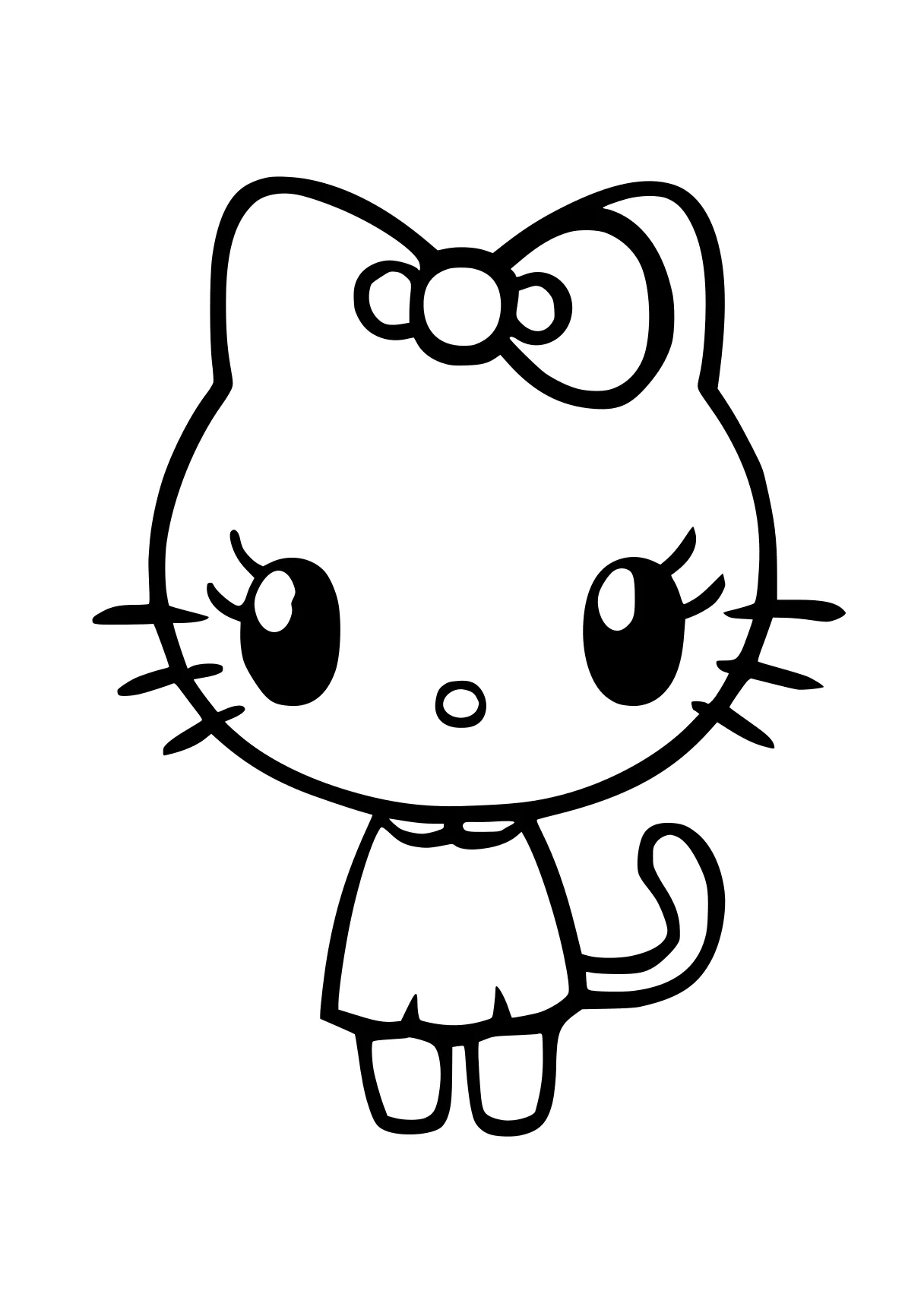 sanrio coloring pages kitty, sanrio, unikitty, mew, chibi, free page downloads