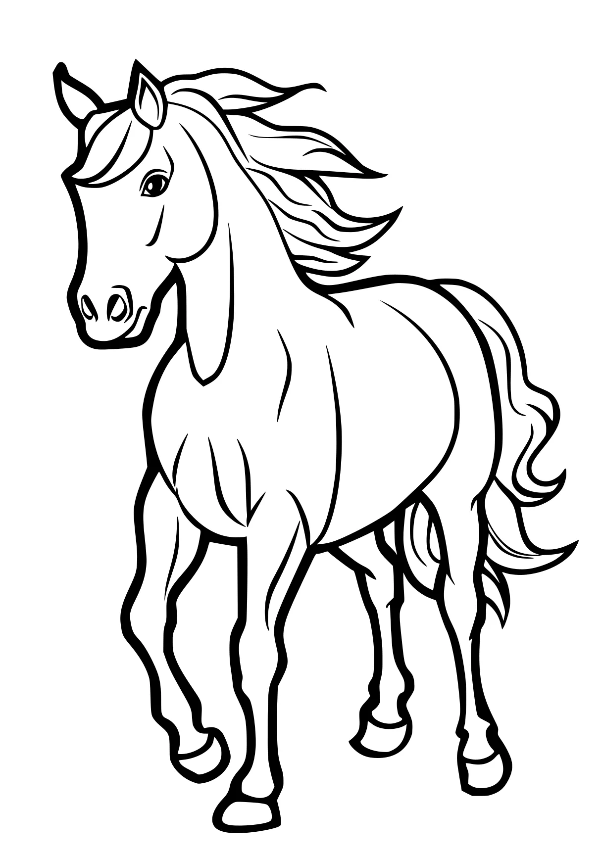 horse coloring pages unicorn, horse, pony, caticorn, pegasus, free page downloads