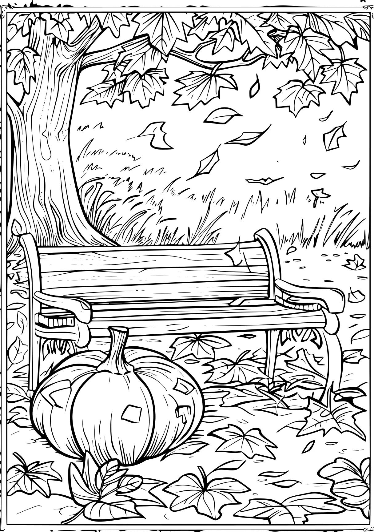 autumn coloring pages pumpkin, fall, october, acorn, free page downloads