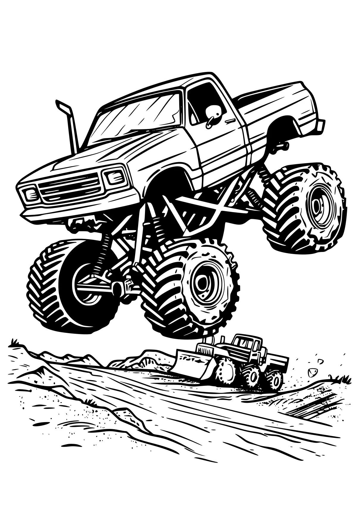 monster truck coloring pages trucks, crawler, truck, vehicle, jeep, free page downloads