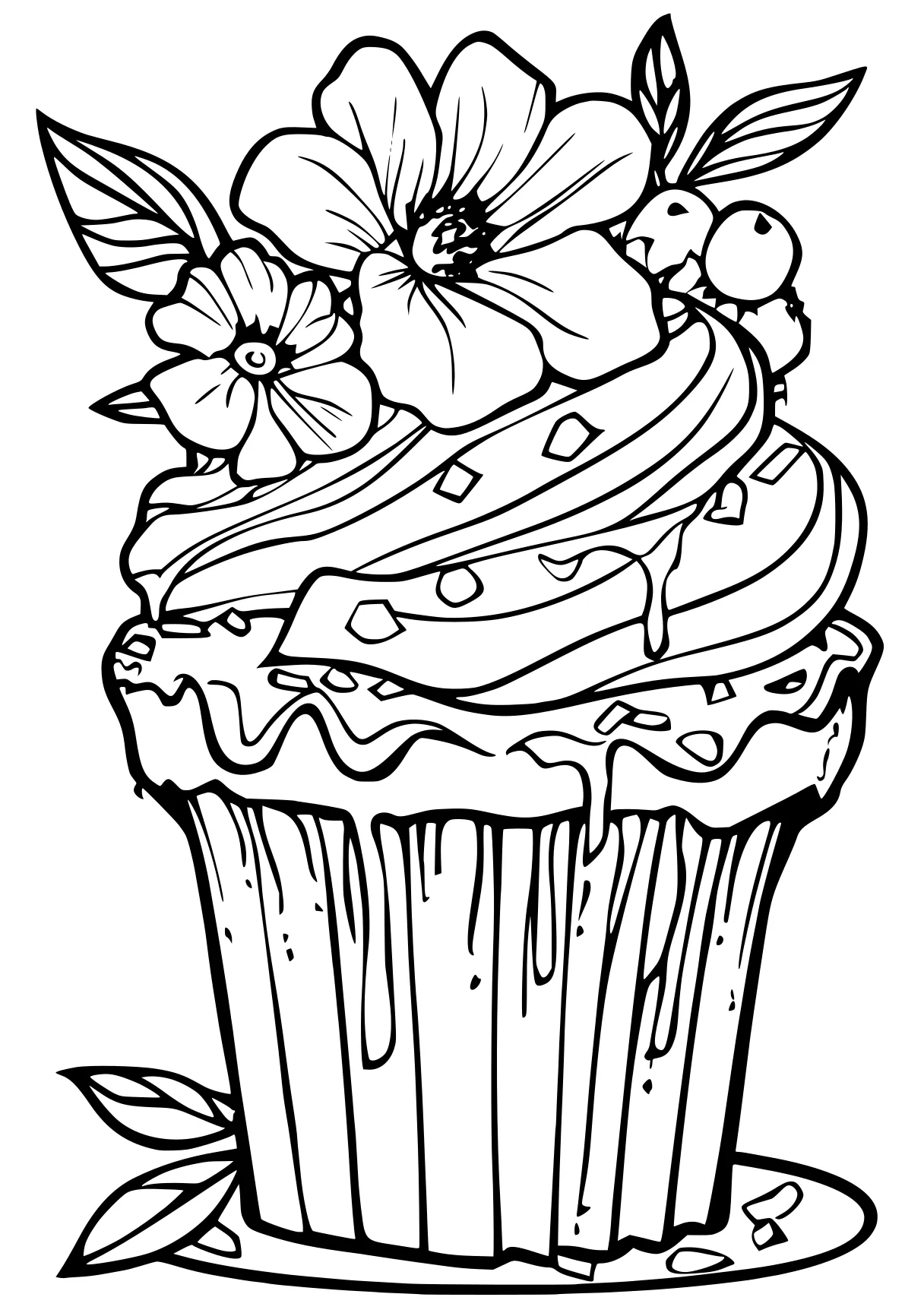 cupcake coloring sheets cupcake, cake, printables, free page downloads