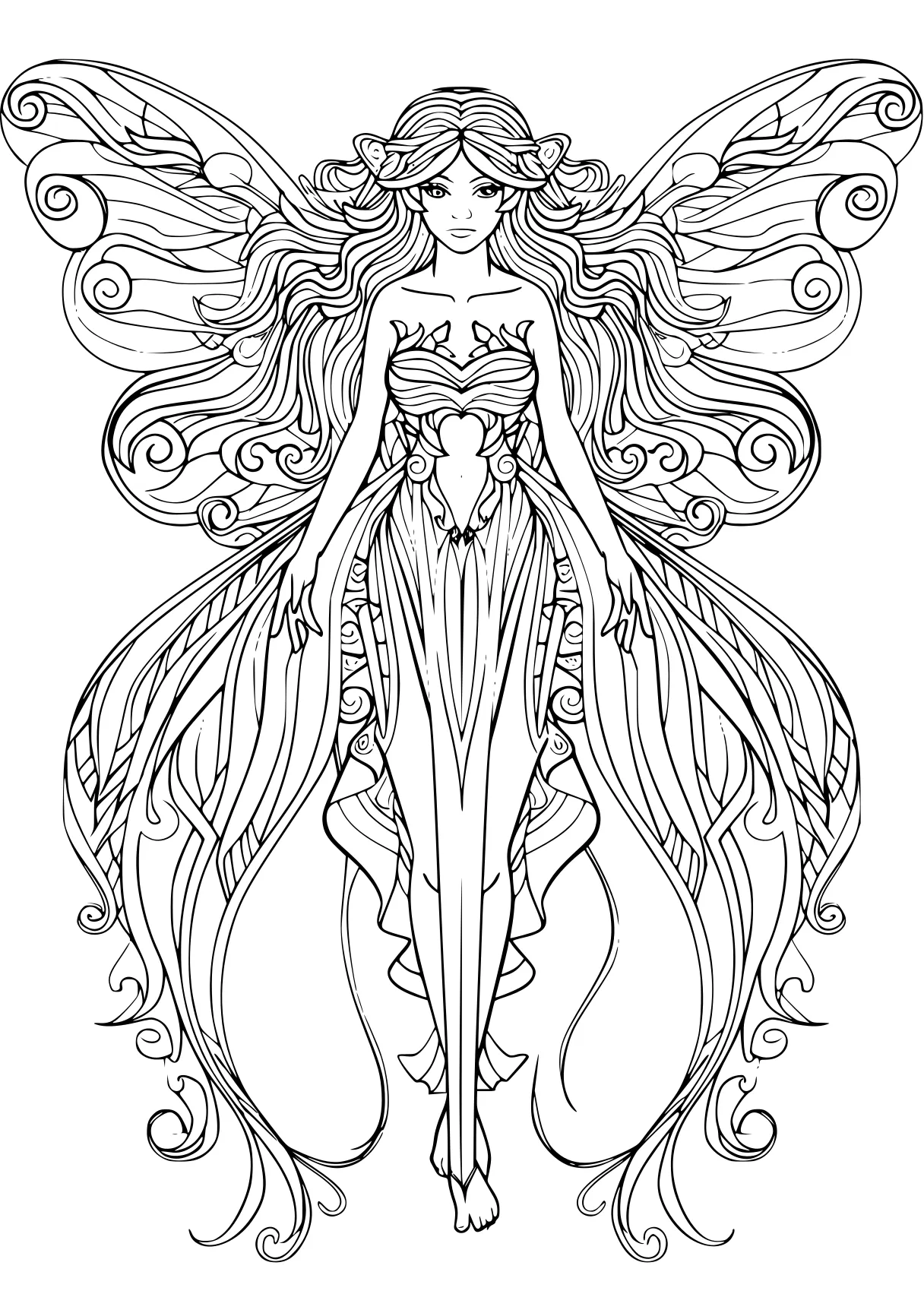 fairy coloring pages, siren, diana, celestia, free page downloads