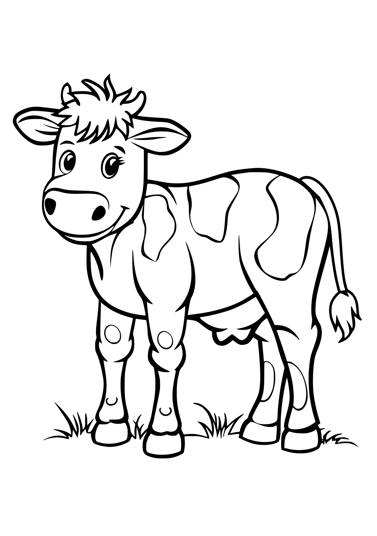 cow coloring sheet cow, buffalo, rhino, moose, illustrator, free page downloads