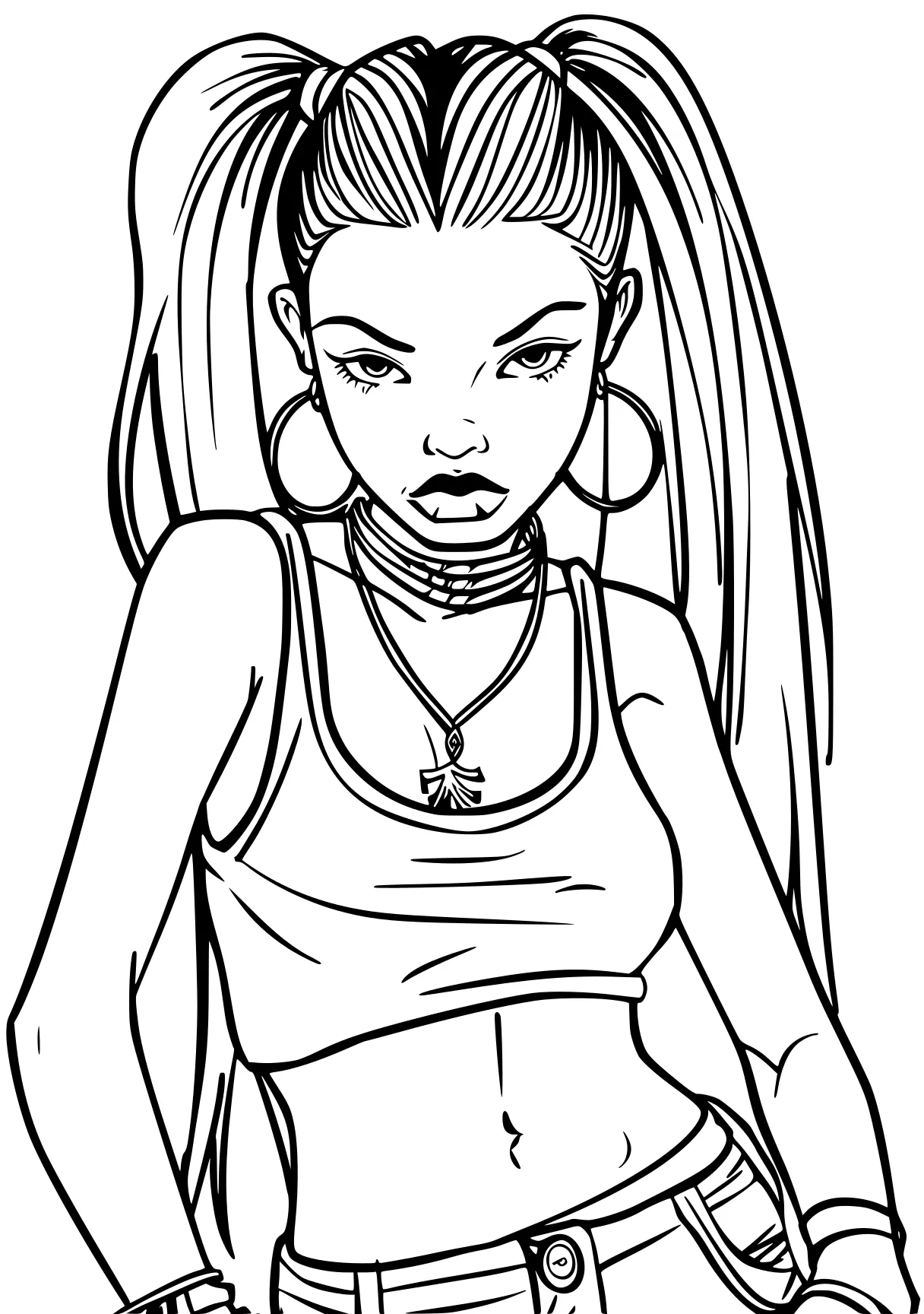 bratz coloring pages bratz, pencils, harley, nancy, missy, free page downloads