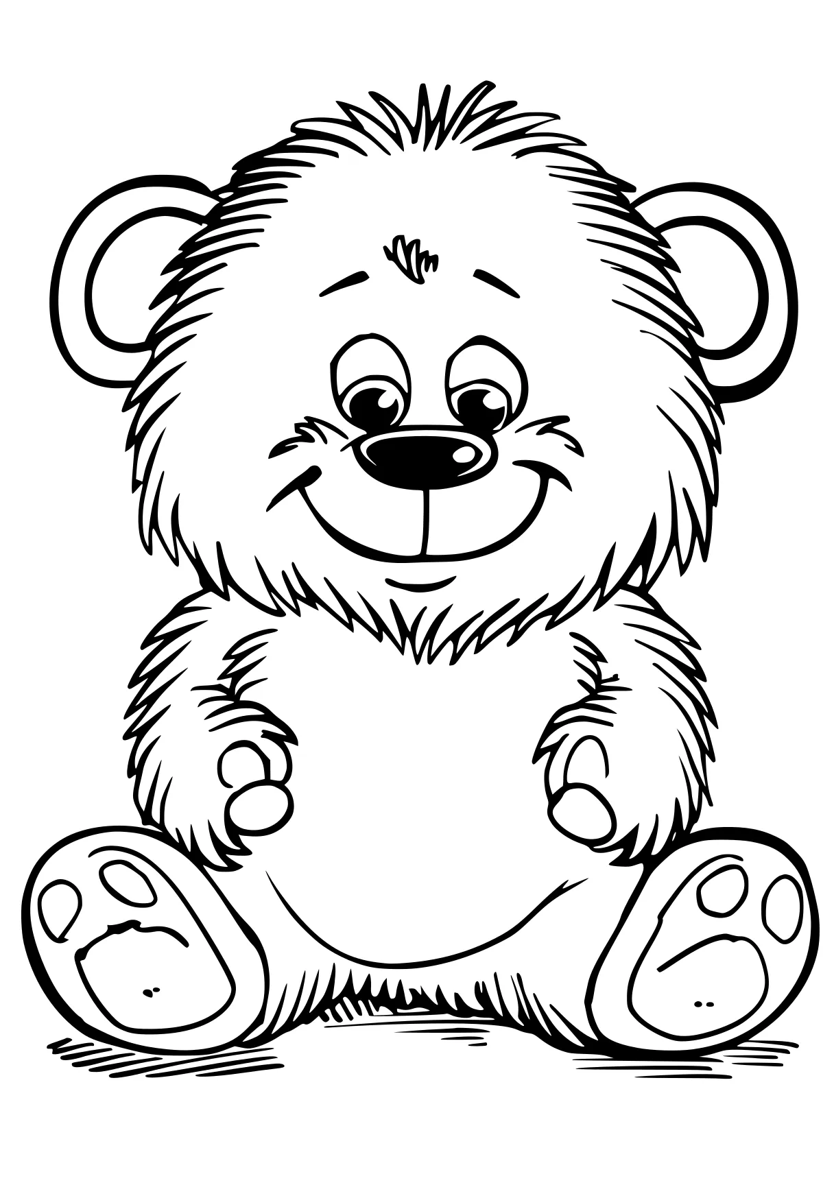 huggy wuggy color page bear, fazbear, koala, teddy, winnie, free coloring downloads