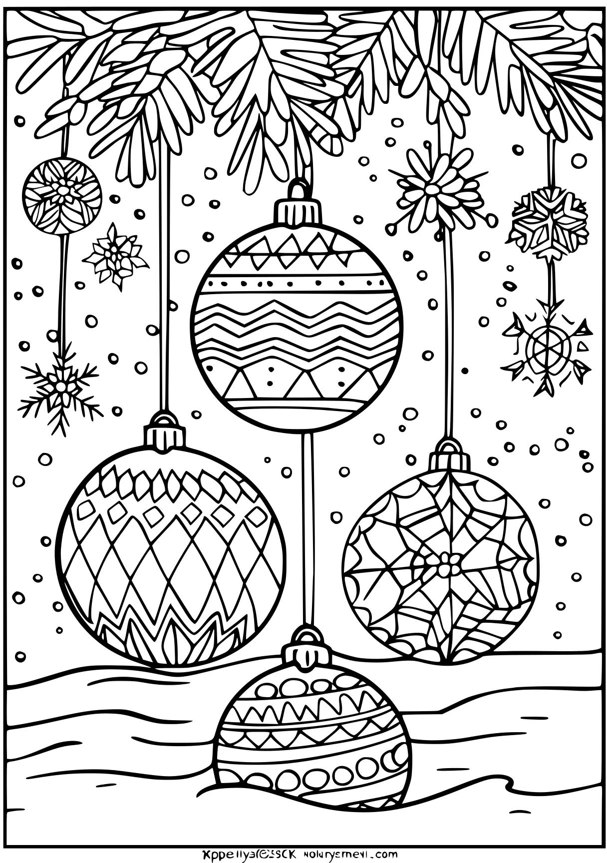 coloring pages for adults pdf, zentangle, ornament, snowflakes, free page downloads