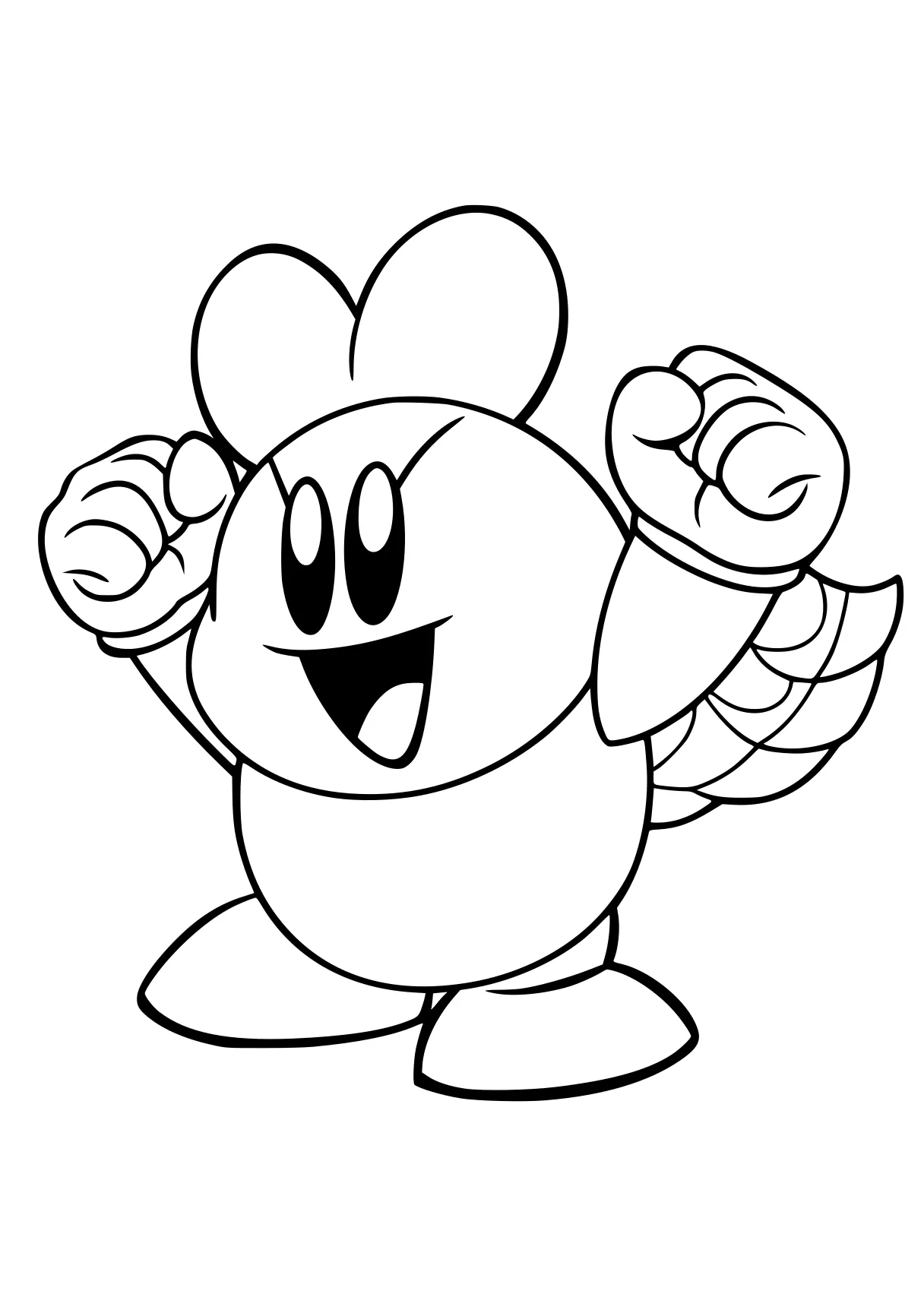 kirby coloring pages kirby, yoshi, toad, pocoyo, fazbear, free page downloads