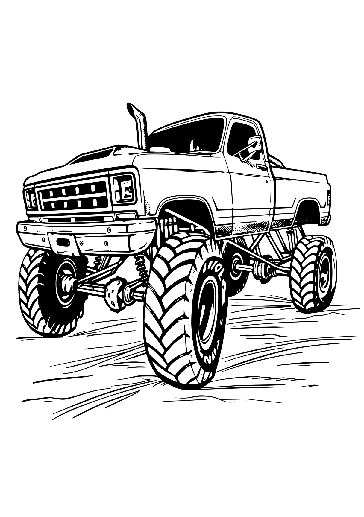 monster truck color page truck, trucks, vehicle, crawler, wheels, free coloring downloads