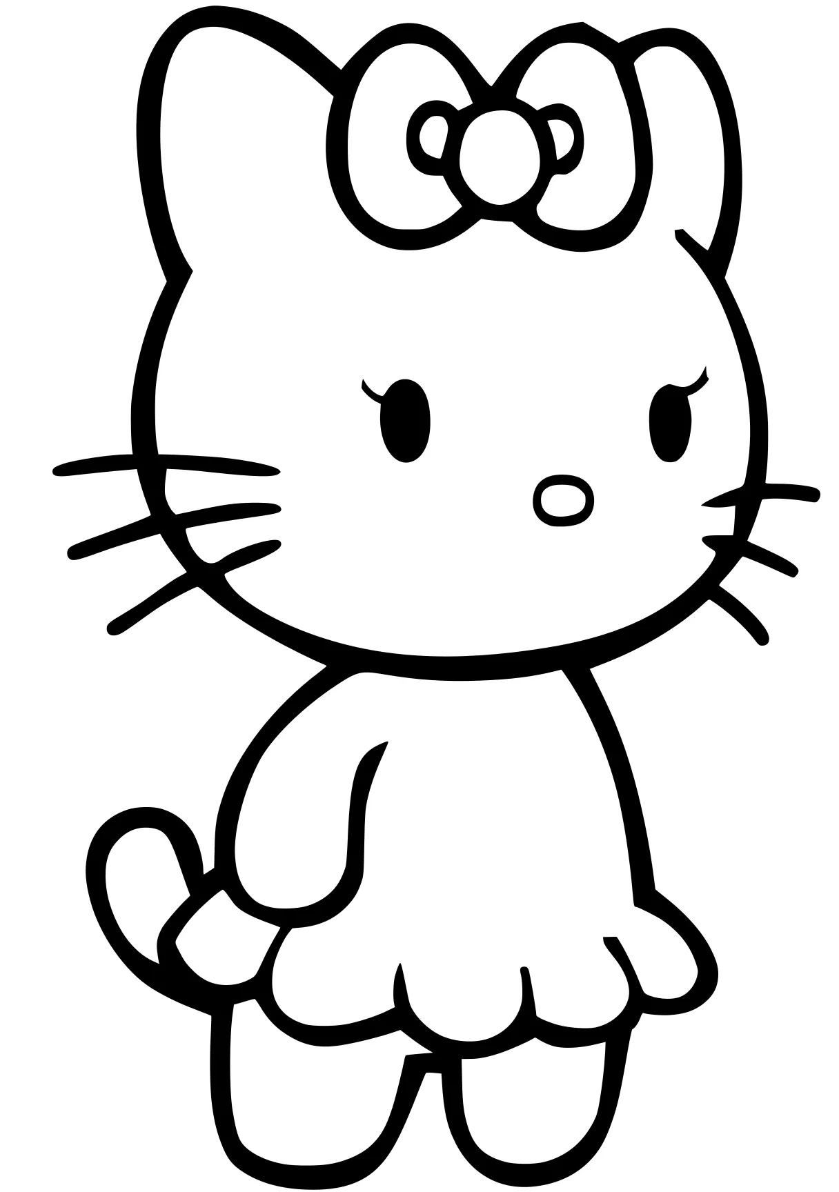 coloring pages hello kitty kitty, sanrio, garfield, cat, cinnamoroll, free page downloads