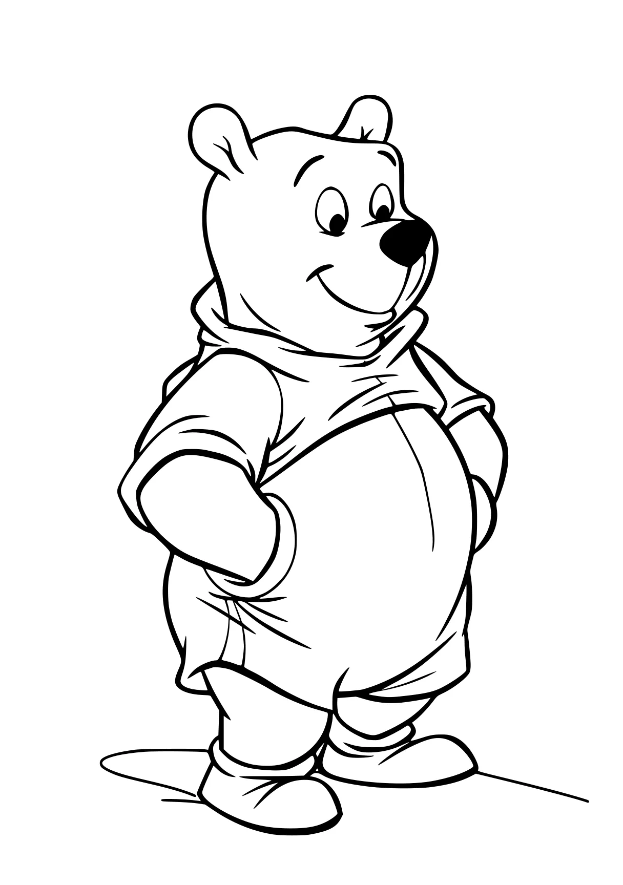 winnie the pooh coloring pages pooh, bear, winnie, fazbear, bears, free page downloads