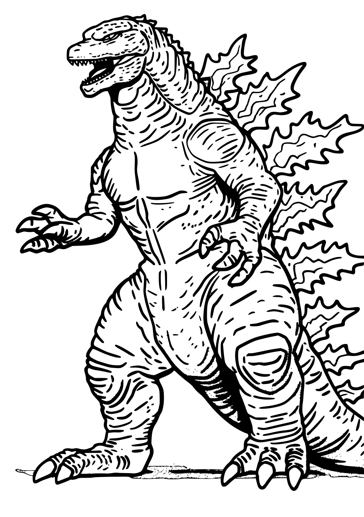 godzilla printable coloring pages godzilla, mechagodzilla, indoraptor, tyrannosaurus, trex, free page downloads