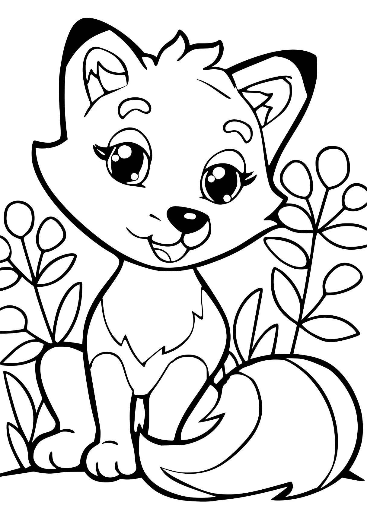 coloring worksheets fox, bambi, squirrel, free page downloads