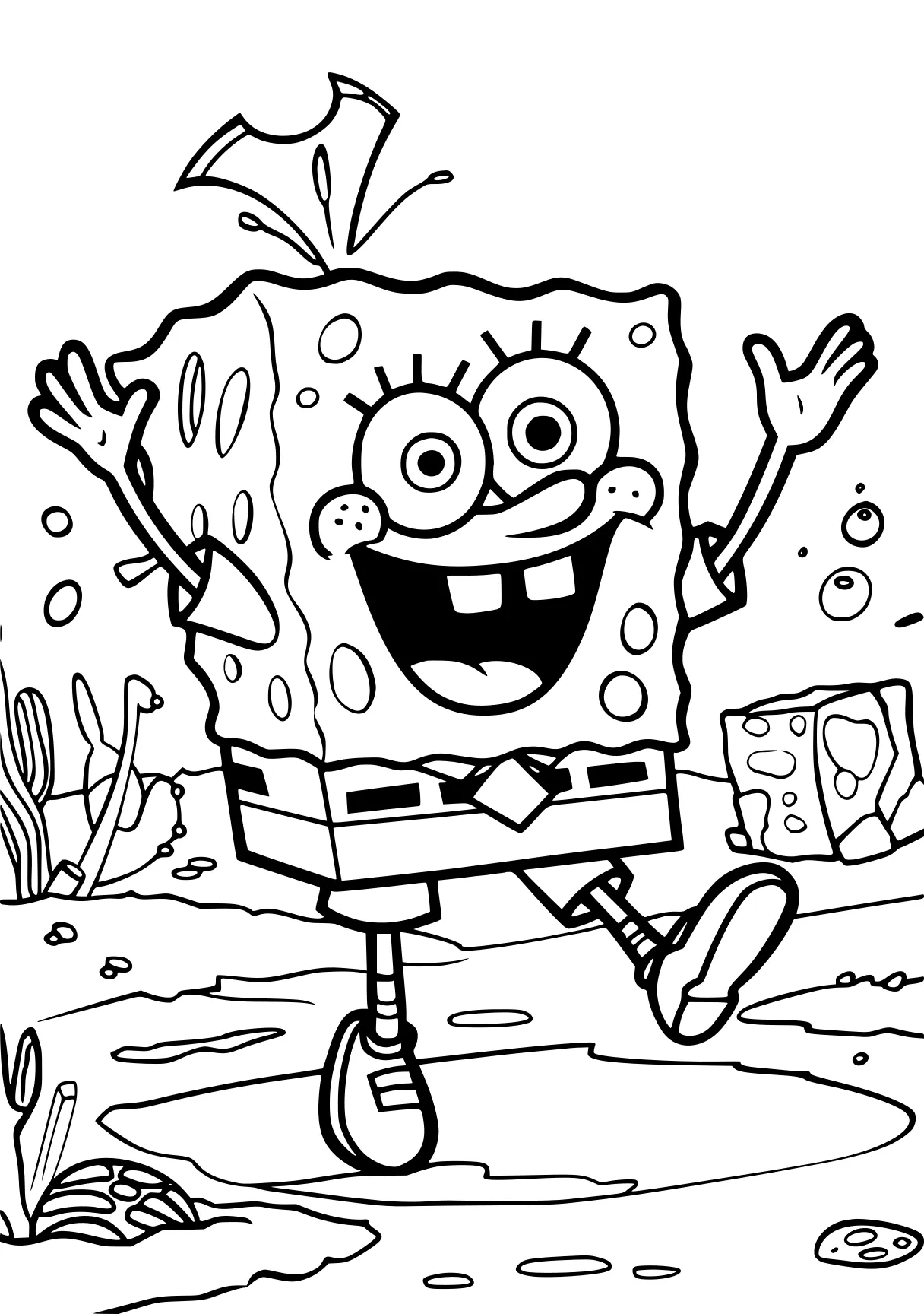 spongebob coloring pages squarepants, spongebob, sponge, patrick, wash, free page downloads