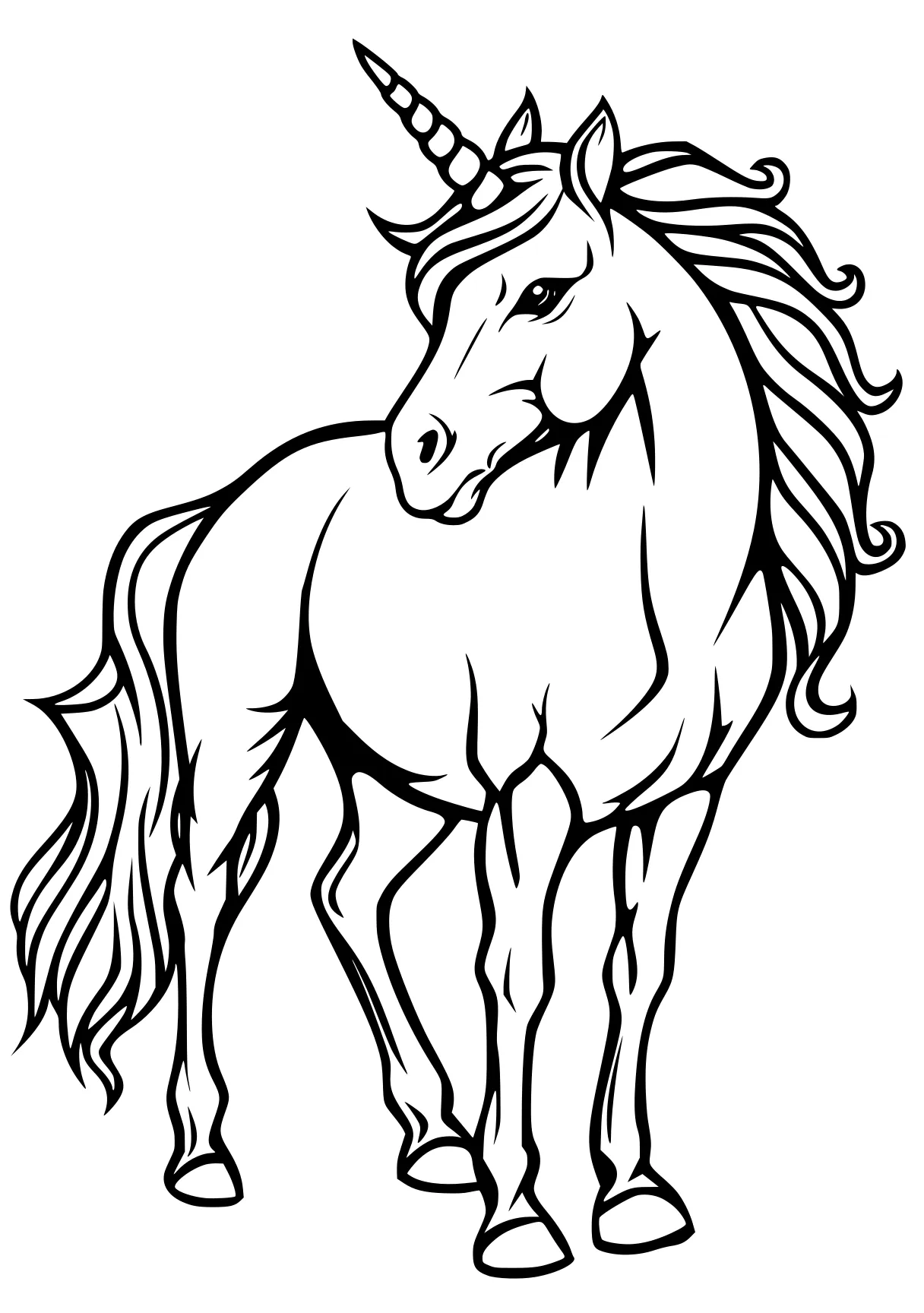 unicorn coloring pages free horse, unicorn, pony, pegasus, alicorn, page downloads