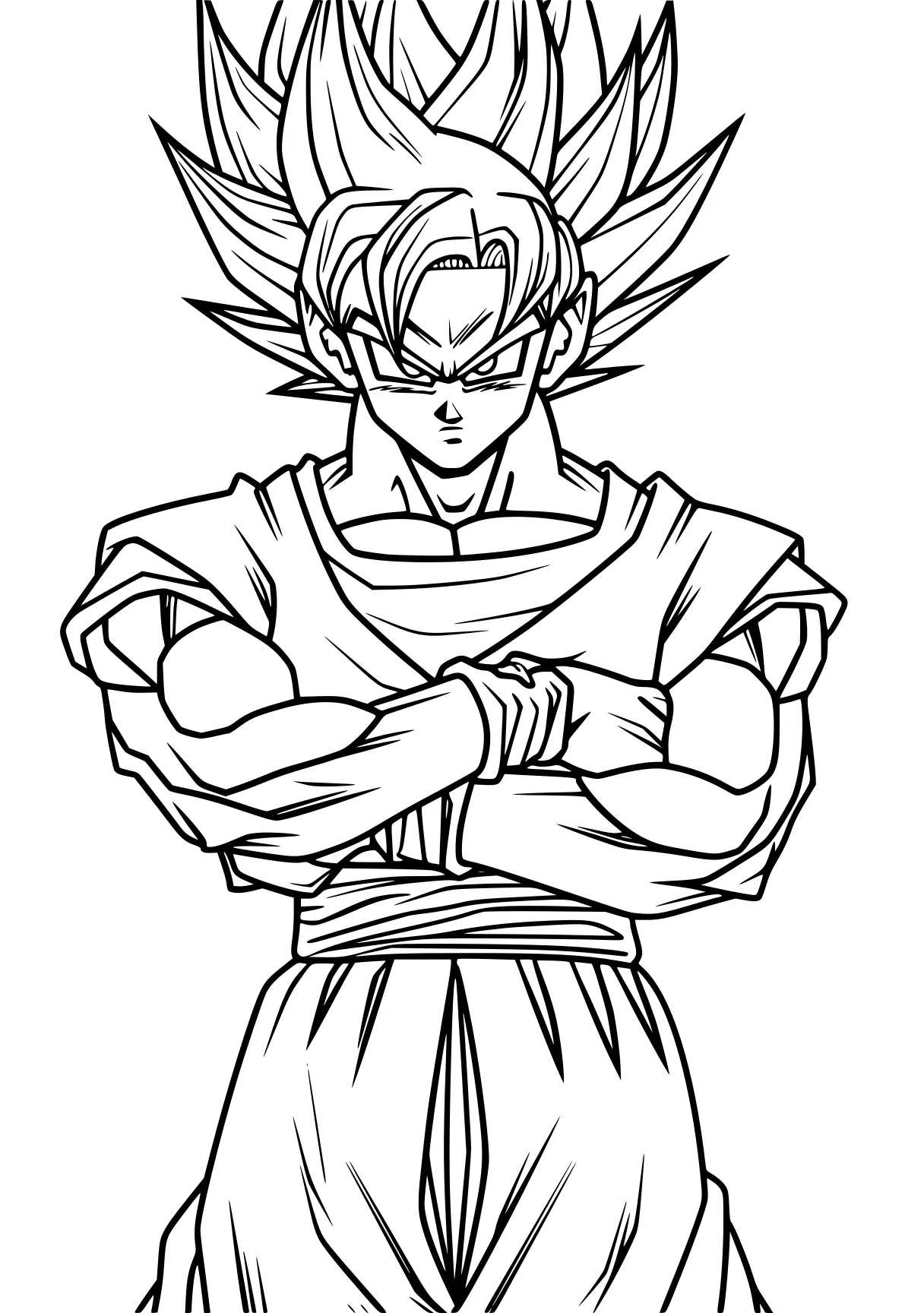 goku coloring sheets goku, broly, gogeta, vegito, vegeta, free page downloads