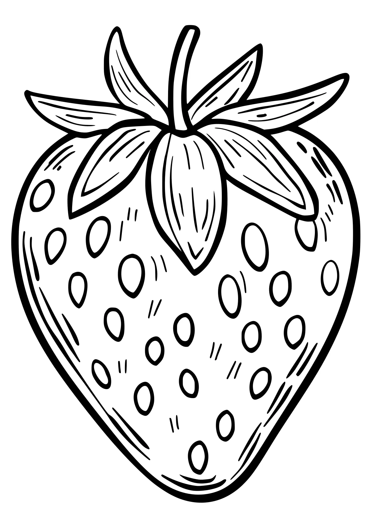 strawberry coloring page strawberry, pineapple, apple, fruit, vegetable, free downloads