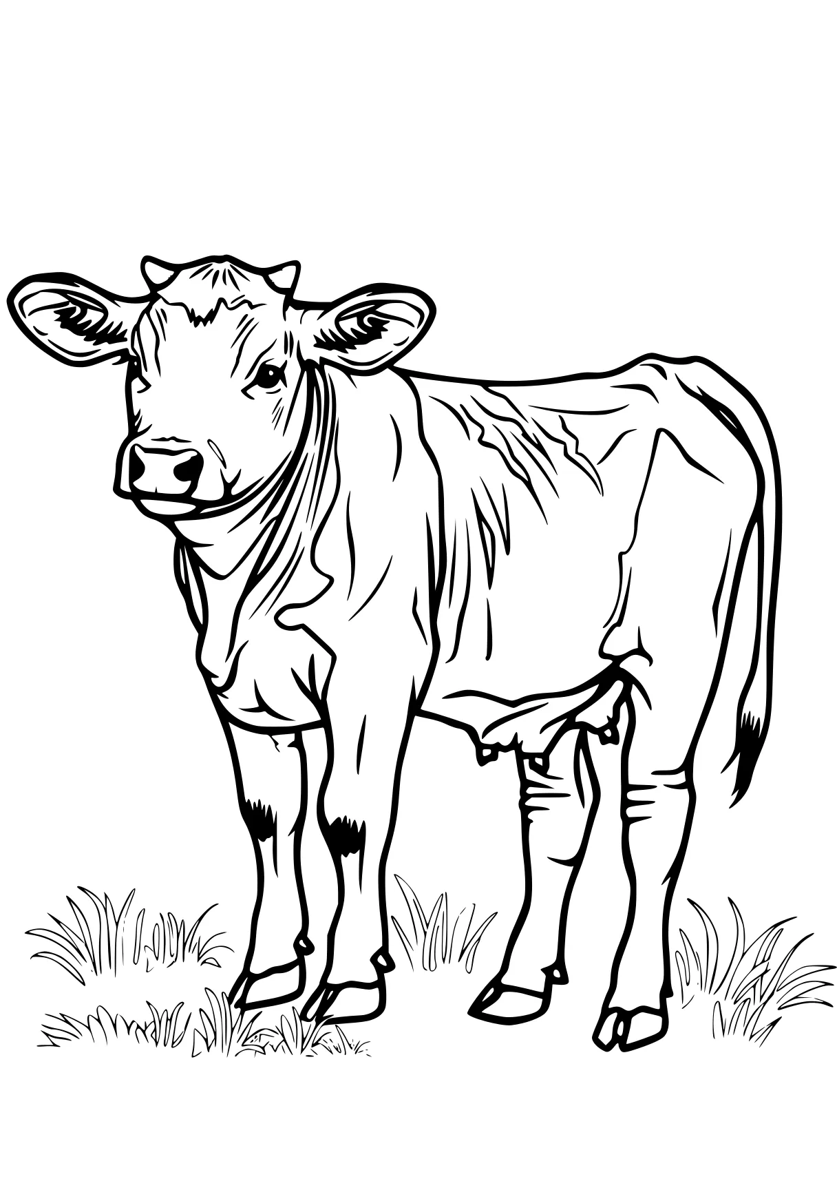 cow coloring pages cow, buffalo, raya, illustrator, farm, free page downloads