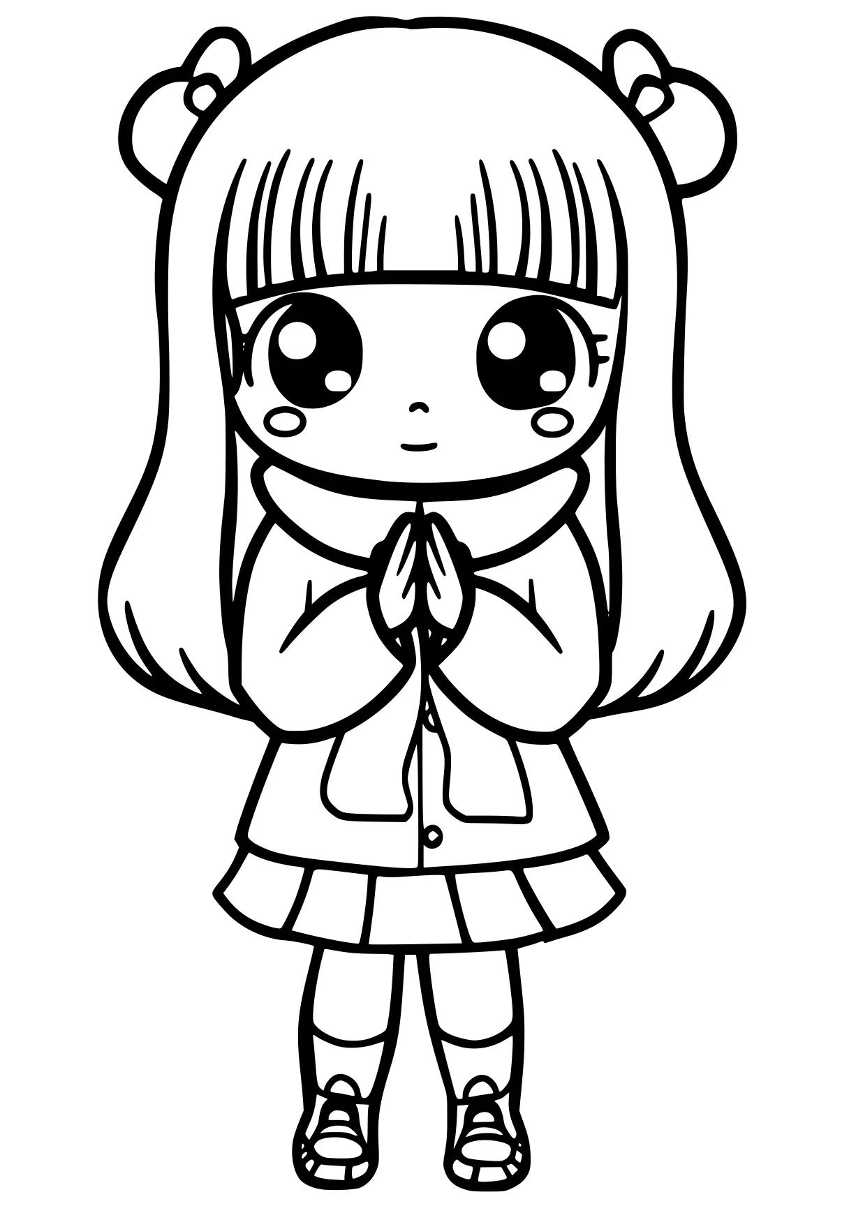 kuromi coloring pages chibi, cinnamoroll, kuromi, sumikko, small, free page downloads