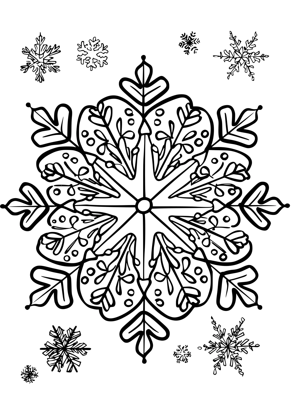 snowflakes coloring pages ornament, snowflakes, mandalas, mandala, free page downloads