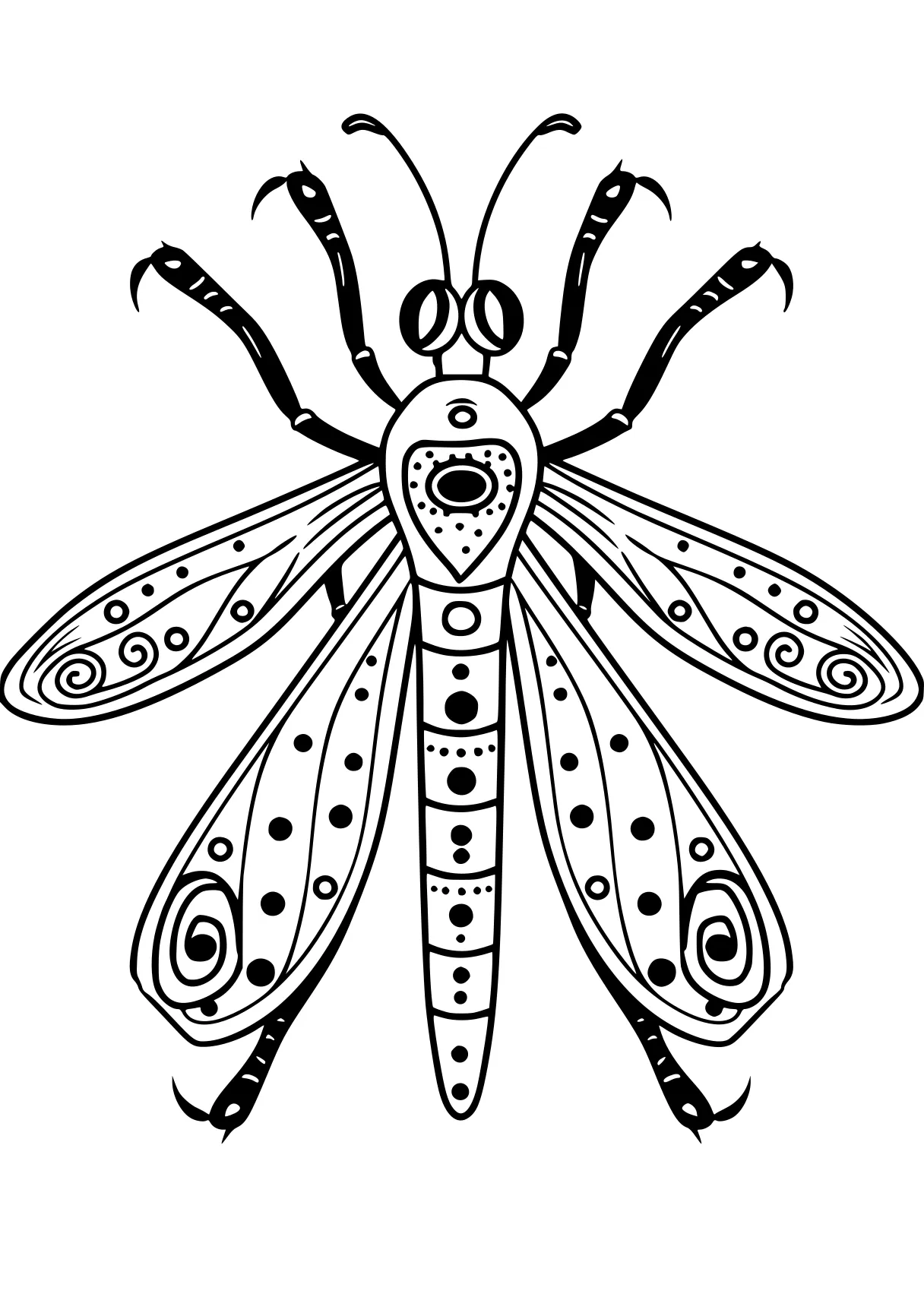 coloring pages insects insect, insects, bee, adult, dragonfly, free page downloads