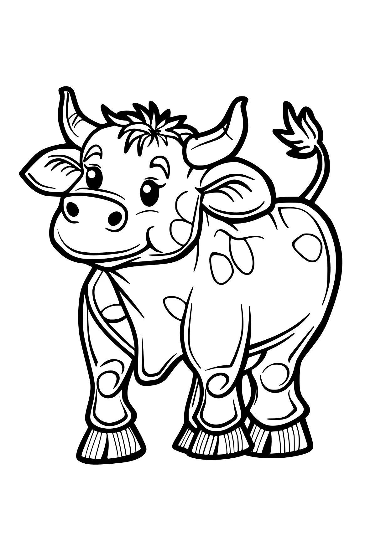 cow coloring pages cow, rhino, buffalo, illustrator, triceratops, free page downloads