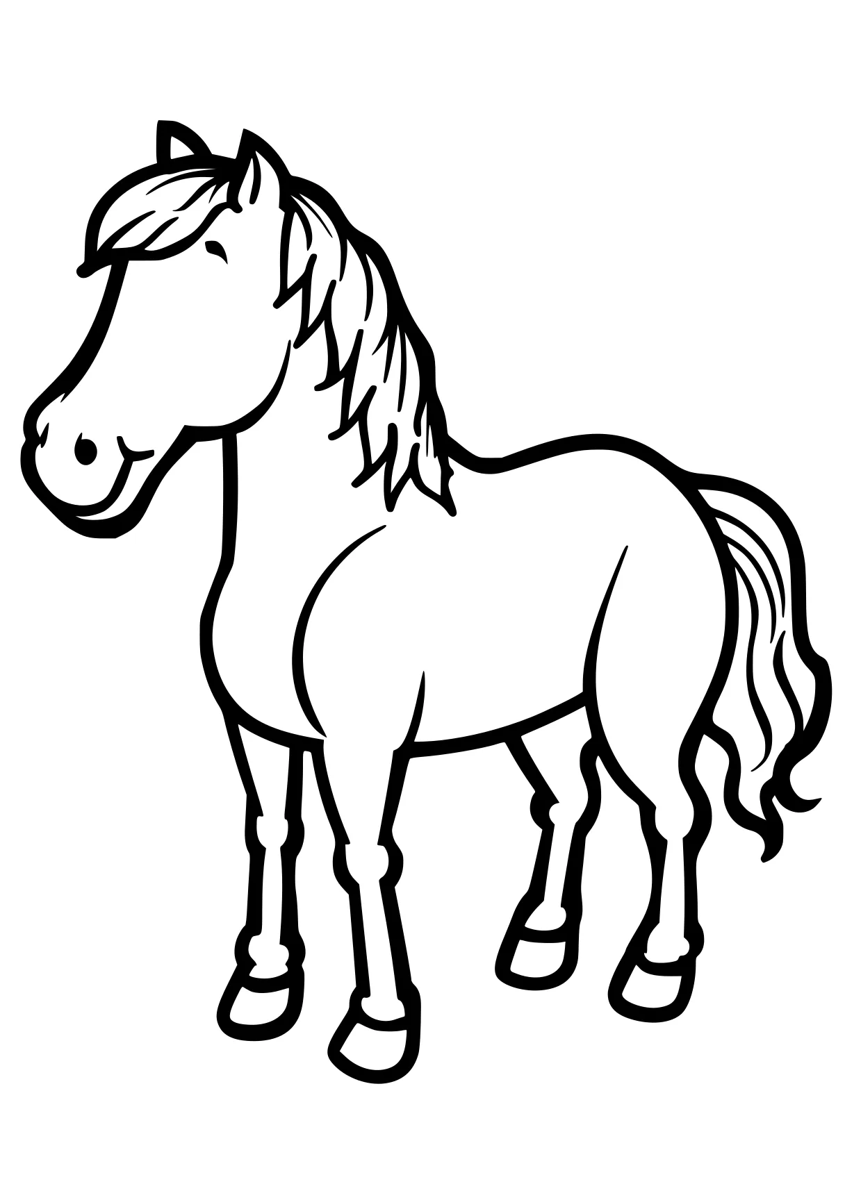 horse coloring pages horse, pony, unicorn, mlp, pegasus, free page downloads