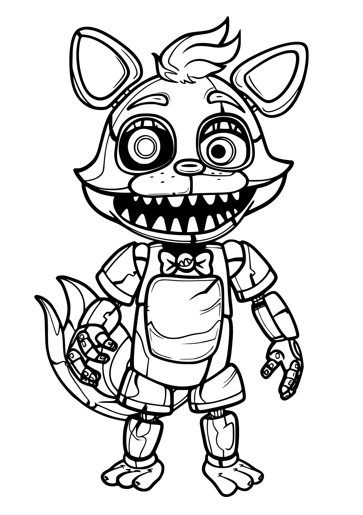 fnaf colouring pages fazbear, fnaf, bonnie, zomboss, chucky, free coloring page downloads