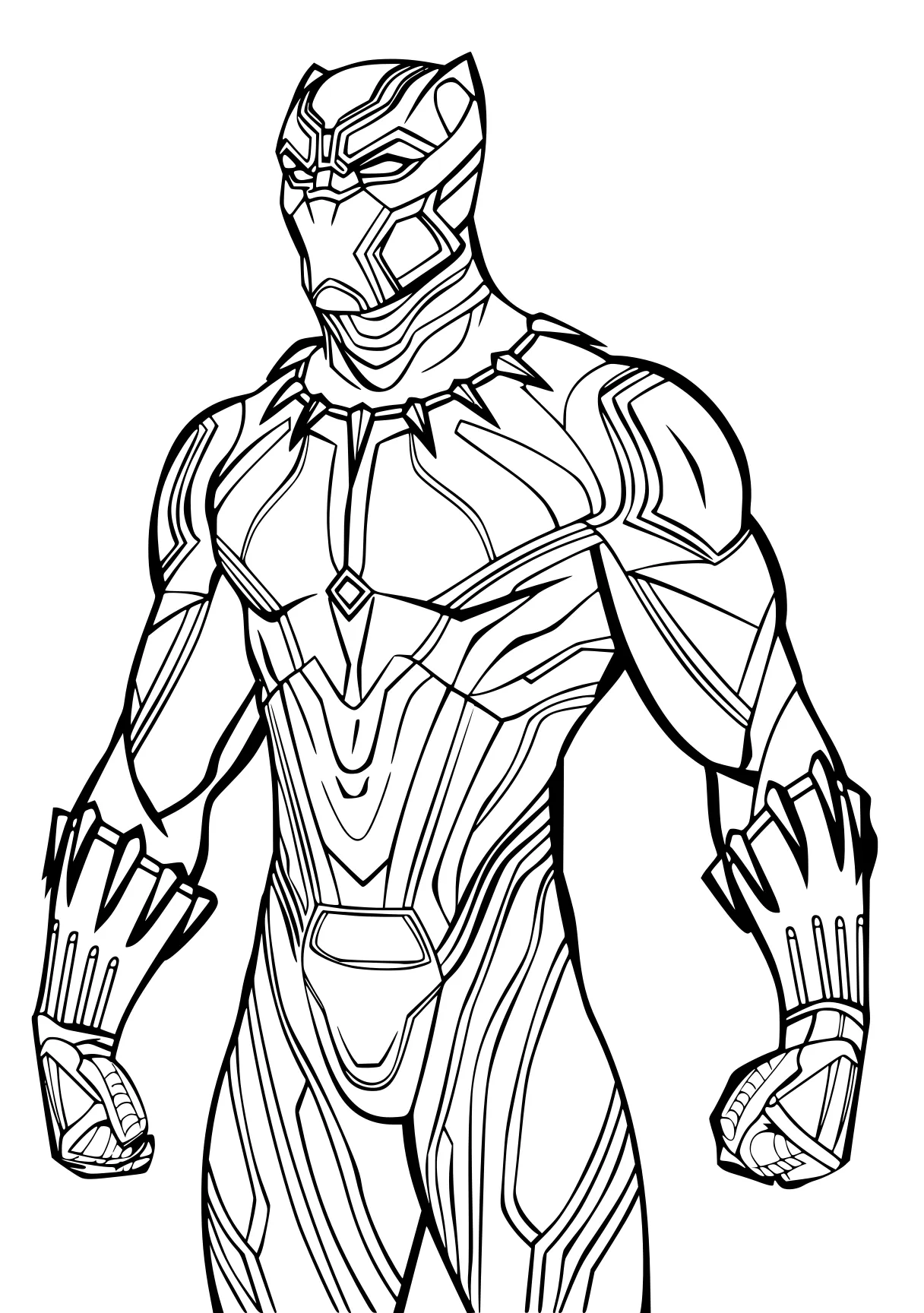 black panther coloring page ultraman, iron, lines, silver, knight, free downloads