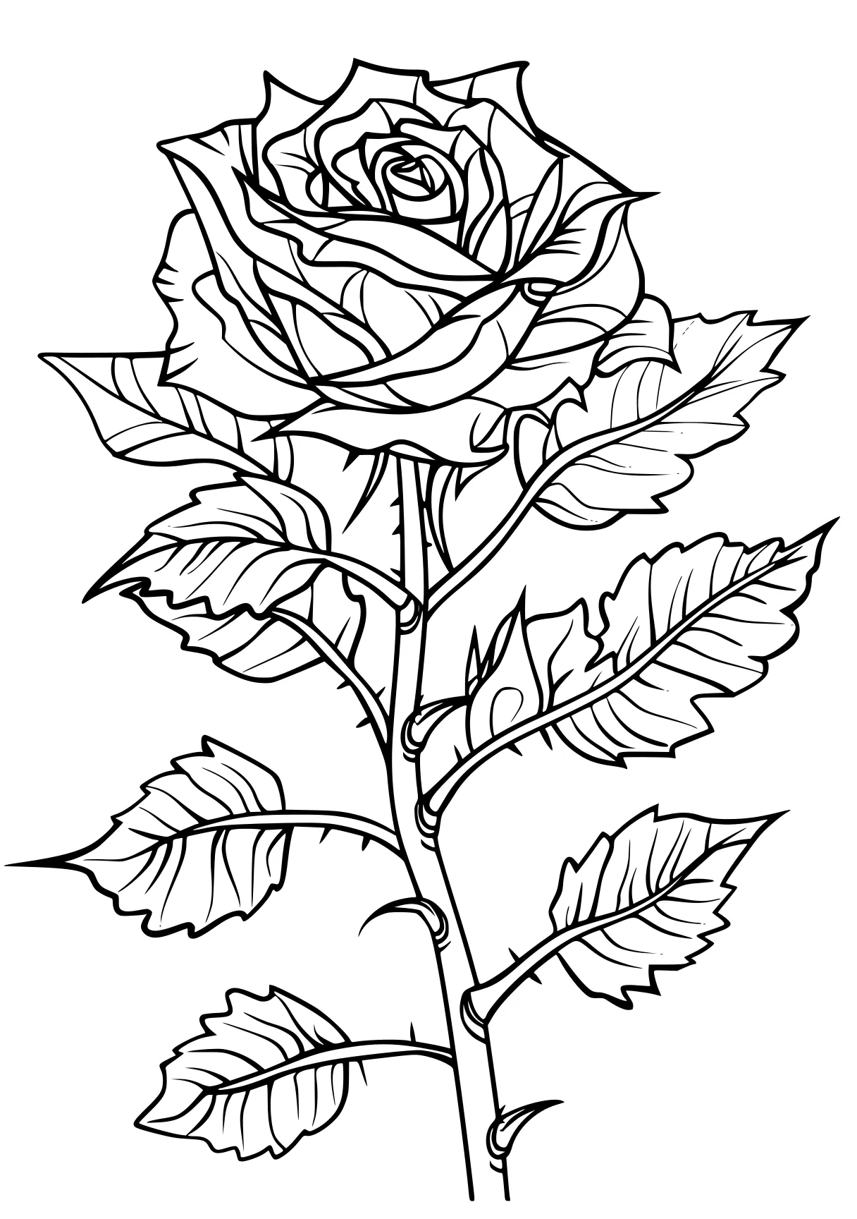 rose coloring pages rosa, rose, flower, free page downloads