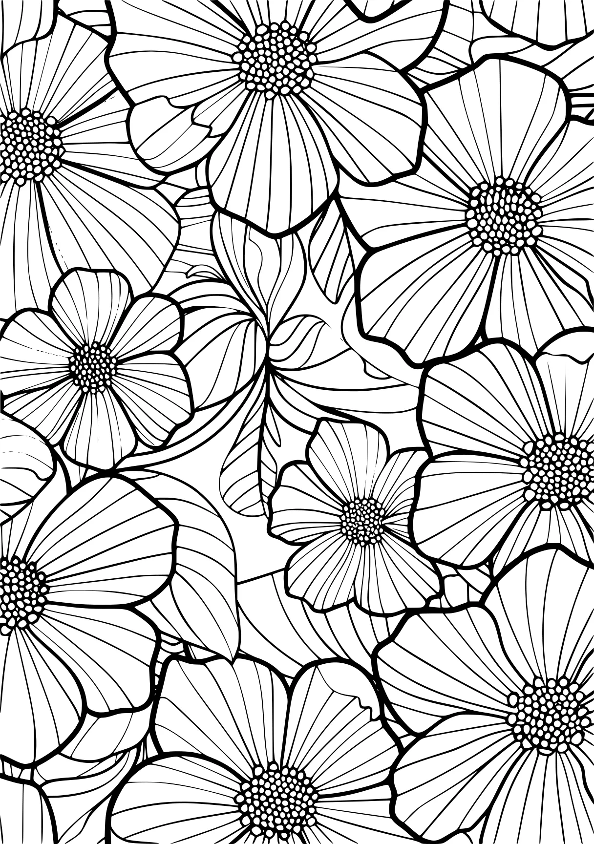 coloring pages for adults flowers zentangle, pattern, patterns, free page downloads