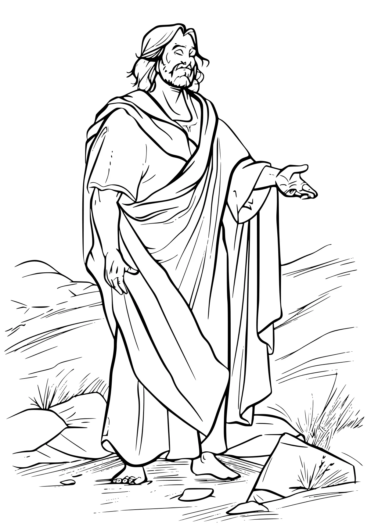 christian coloring pages zacchaeus, shepherd, moses, esau, baptist, free page downloads