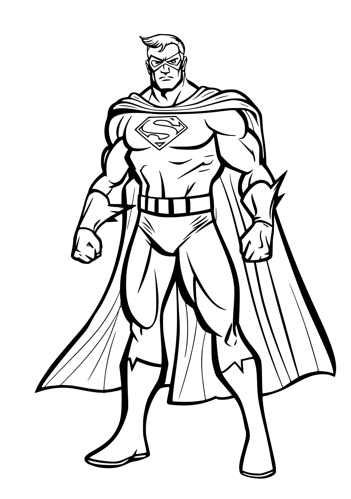 super hero coloring page superman, supercoloring, superhero, pencils, robin, free downloads