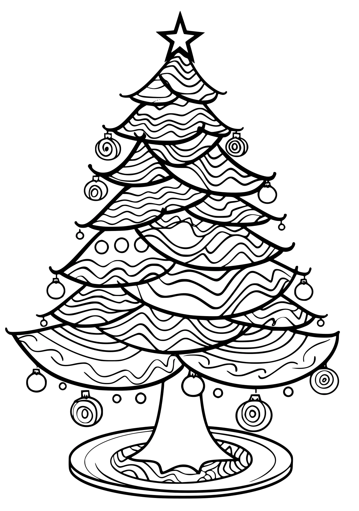 christmas tree pictures to color tree, ornament, merry, christmas, free coloring page downloads